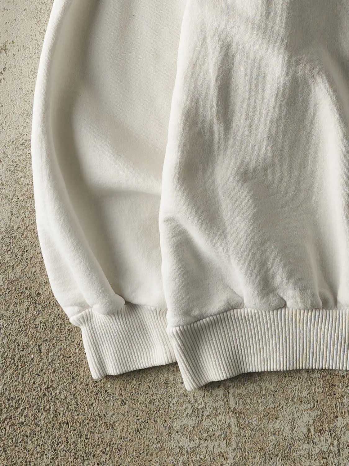 Vintage 90s White Blank Crewneck (L) sold by Rebalance Vintage product image thumbnail 3