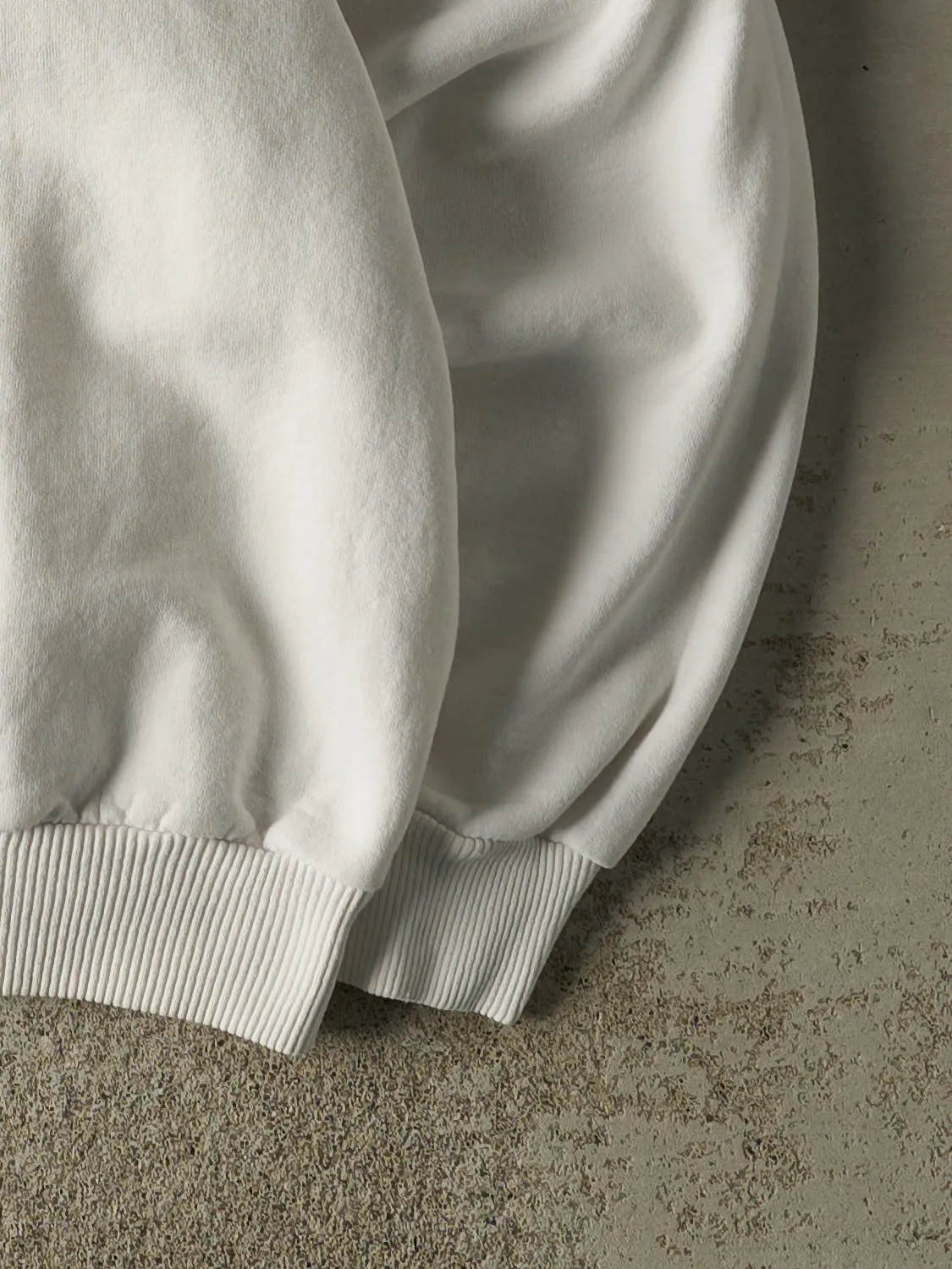 Vintage 90s White Blank Crewneck (L) sold by Rebalance Vintage product image thumbnail 4