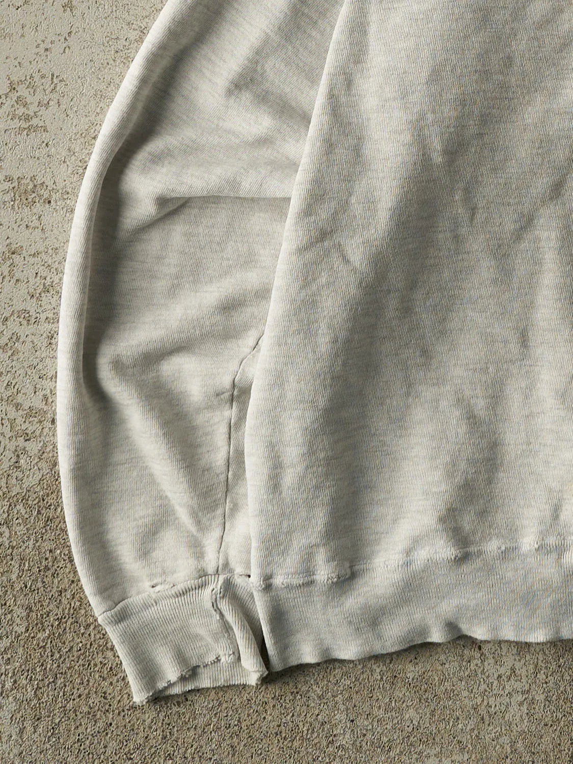 Vintage 90s Heather Grey Champion Embroidered Crewneck (L/XL) sold by Rebalance Vintage product image thumbnail 3