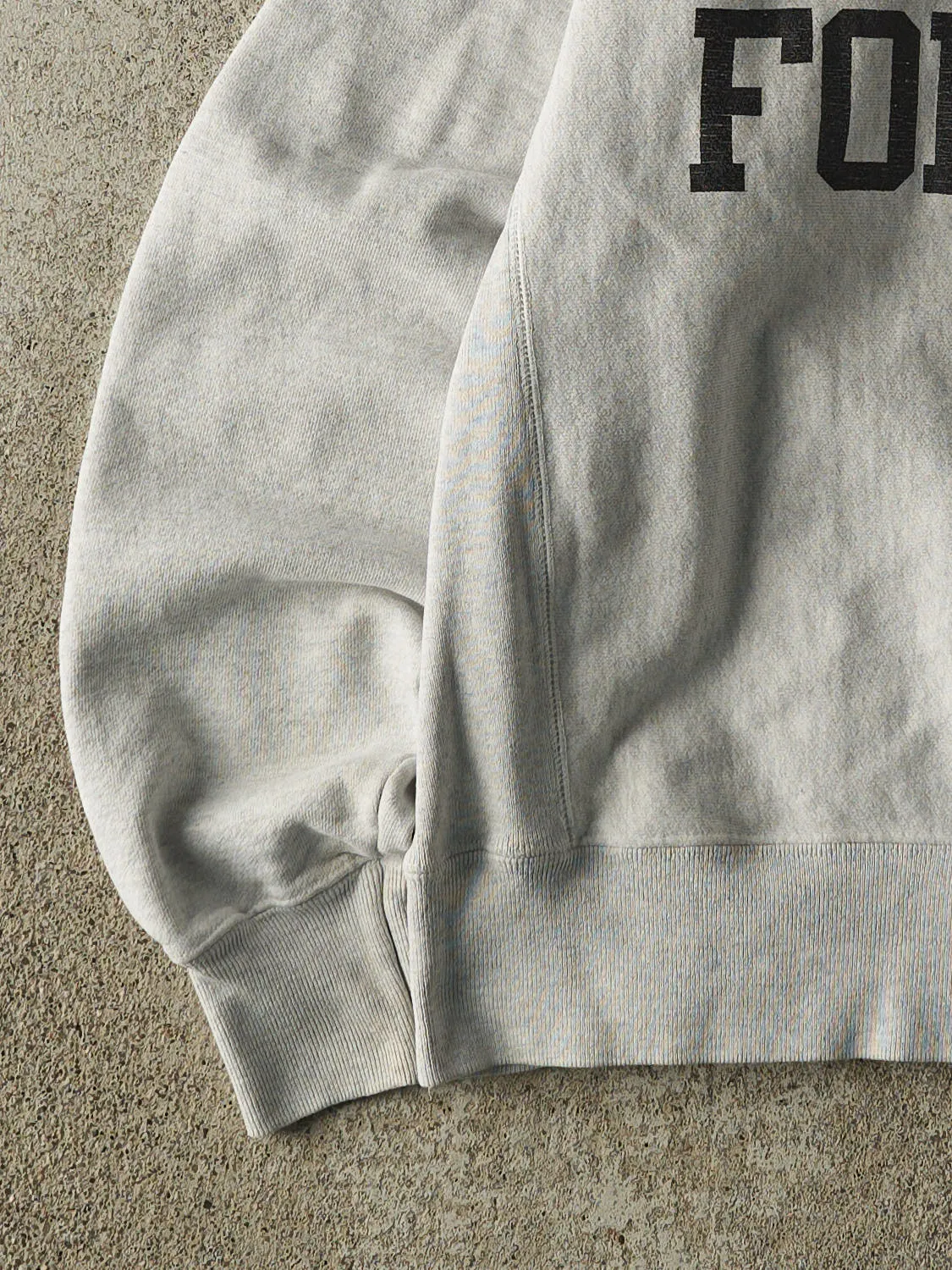 Vintage 90s Heather Grey Wake Forest Champion Reverse Weave Crewneck (S/M) sold by Rebalance Vintage product image thumbnail 3
