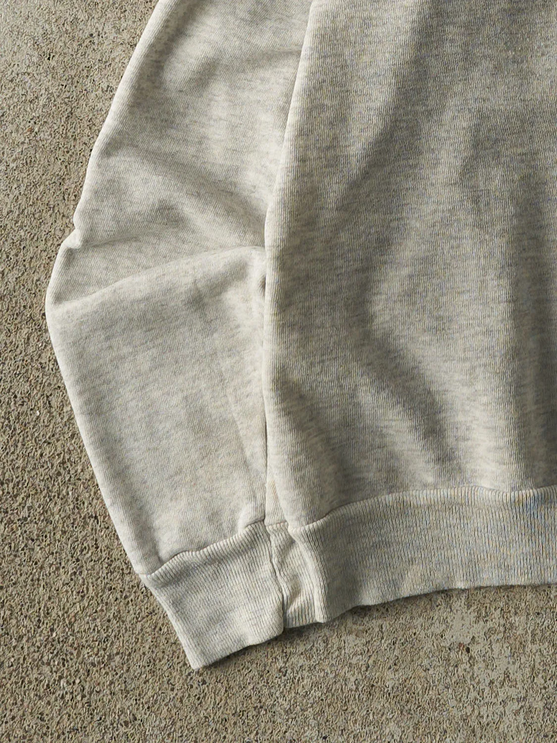 Vintage 80s Heather Grey Blank Crewneck (XS) sold by Rebalance Vintage product image thumbnail 3