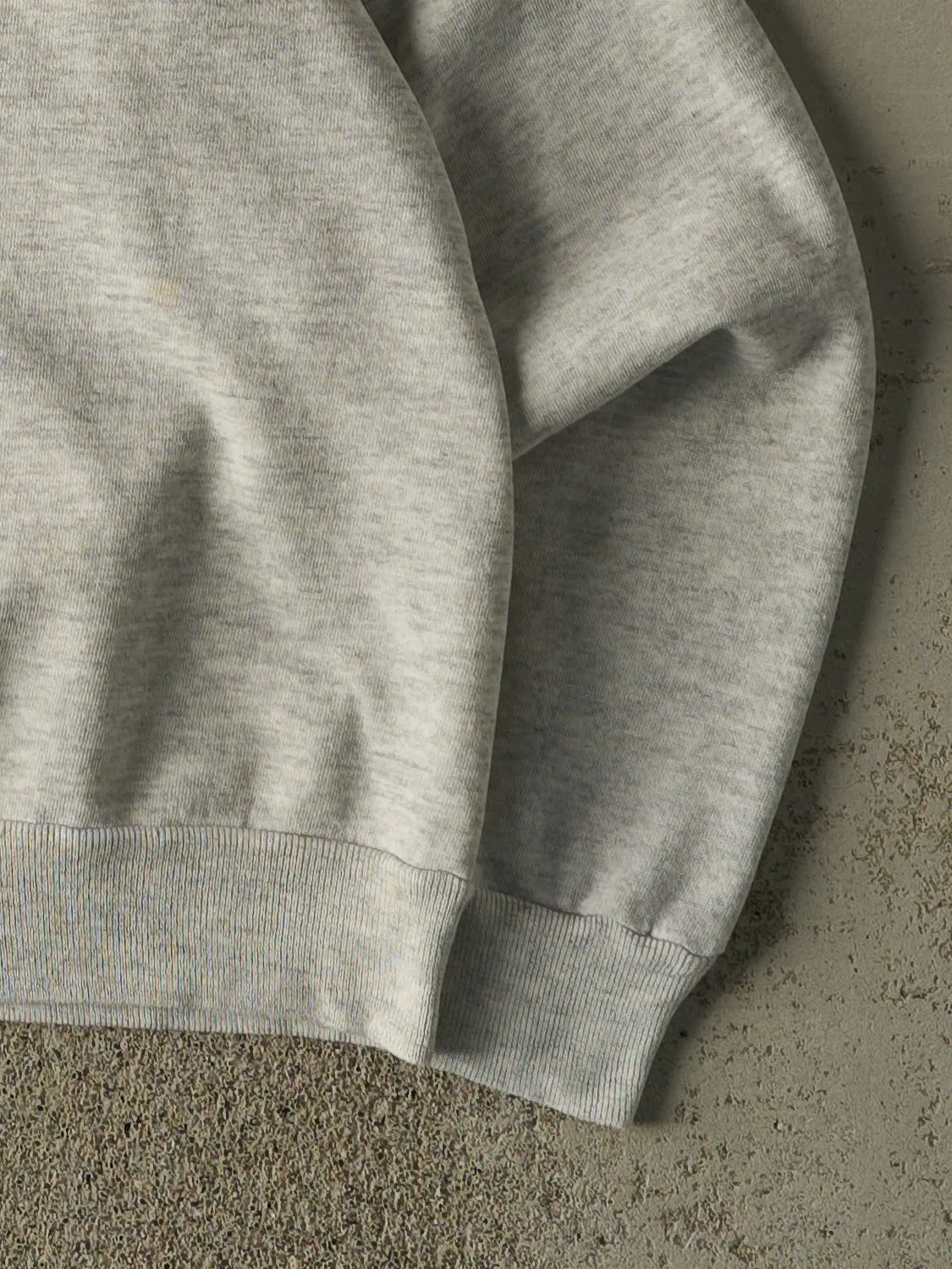 Vintage 80s Heather Grey Blank Crewneck (XS) sold by Rebalance Vintage product image thumbnail 4