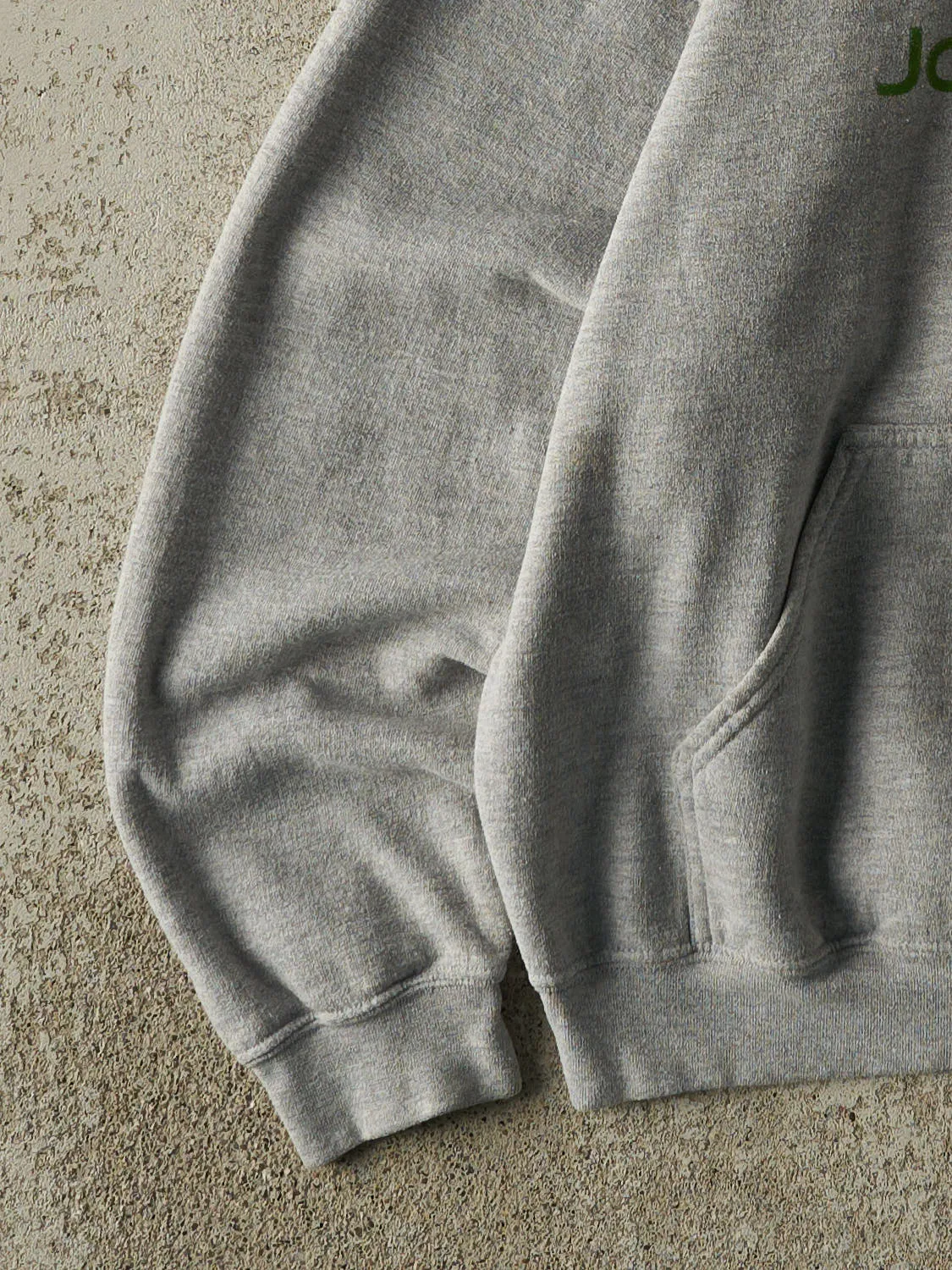 Vintage 90s Grey John Deere Logo Hoodie (M/L) sold by Rebalance Vintage product image thumbnail 3