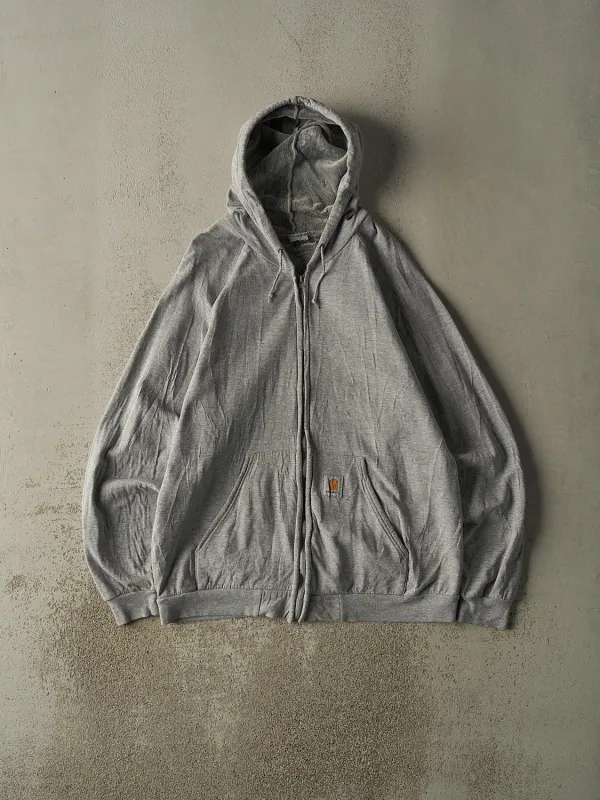 Vintage 90s Grey Carhartt Fur Lined Hoodie (XL/XXL) sold by Rebalance Vintage