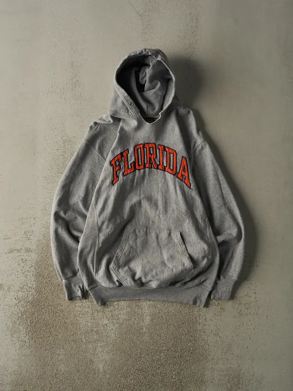 Vintage 90s Grey University of Florida Embroidered Hoodie (L/XL) sold by Rebalance Vintage