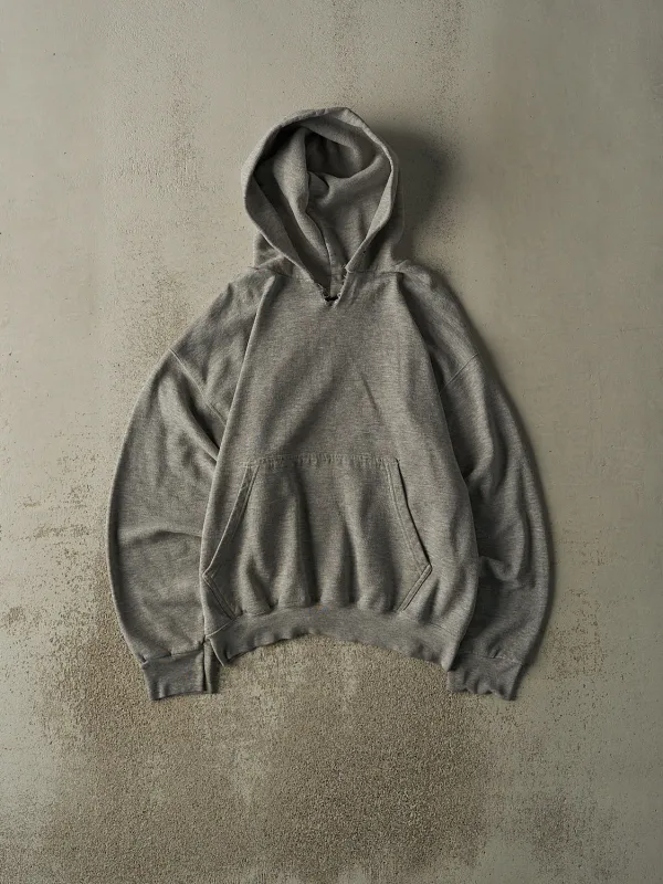Vintage 90s Grey Blank Hoodie (M) sold by Rebalance Vintage