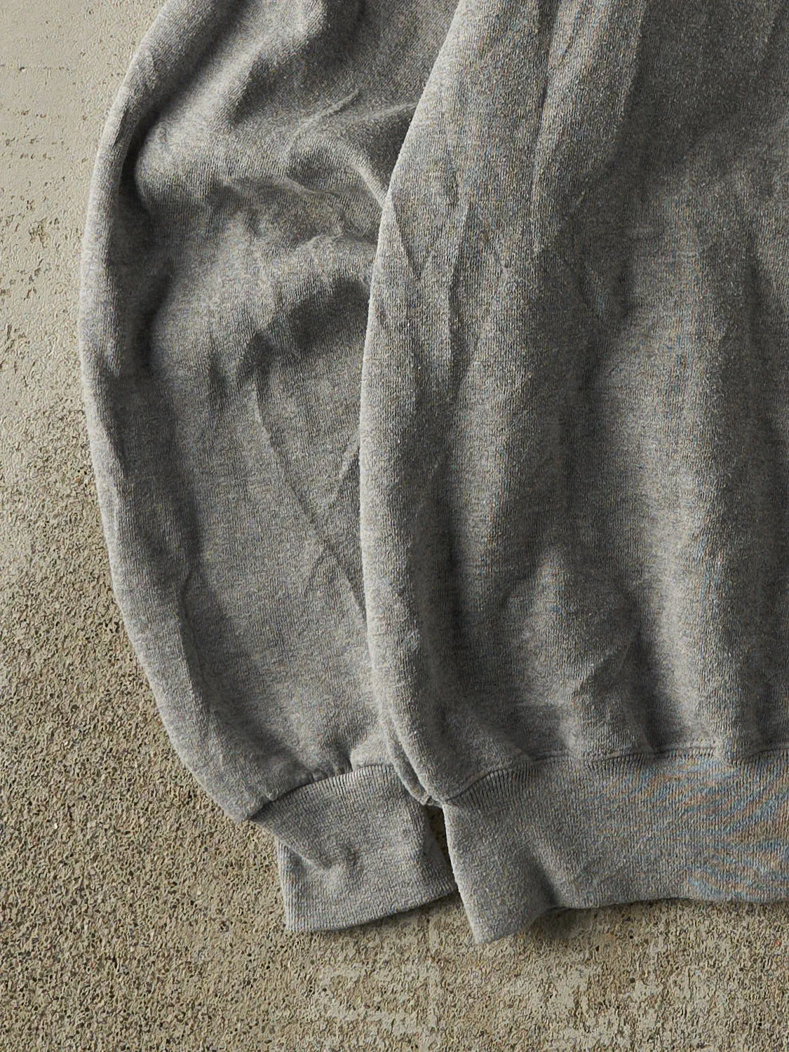 Vintage 90s Grey Purdue University Boilermakers Embroidered Quarter Zip Sweatshirt (L/XL) sold by Rebalance Vintage product image thumbnail 3