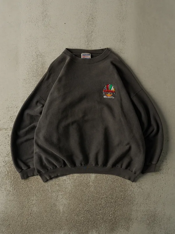 Vintage 00' Charcoal Grey Daytona Racing Embroidered Boxy Crewneck (XL) sold by Rebalance Vintage