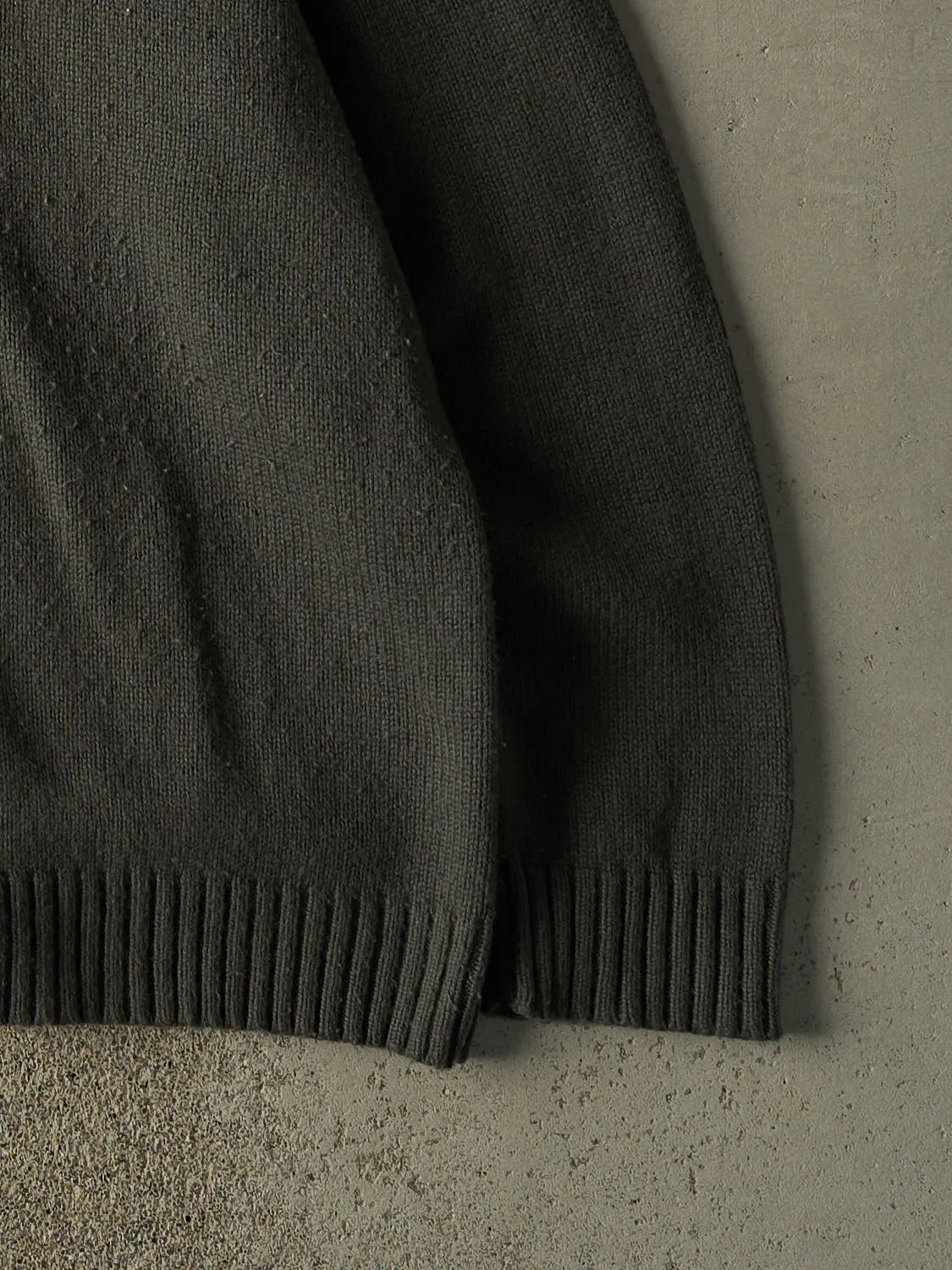 Vintage 90s Charcoal Grey & Burgundy Striped Old Navy Knit (XL/XXL) sold by Rebalance Vintage product image thumbnail 4