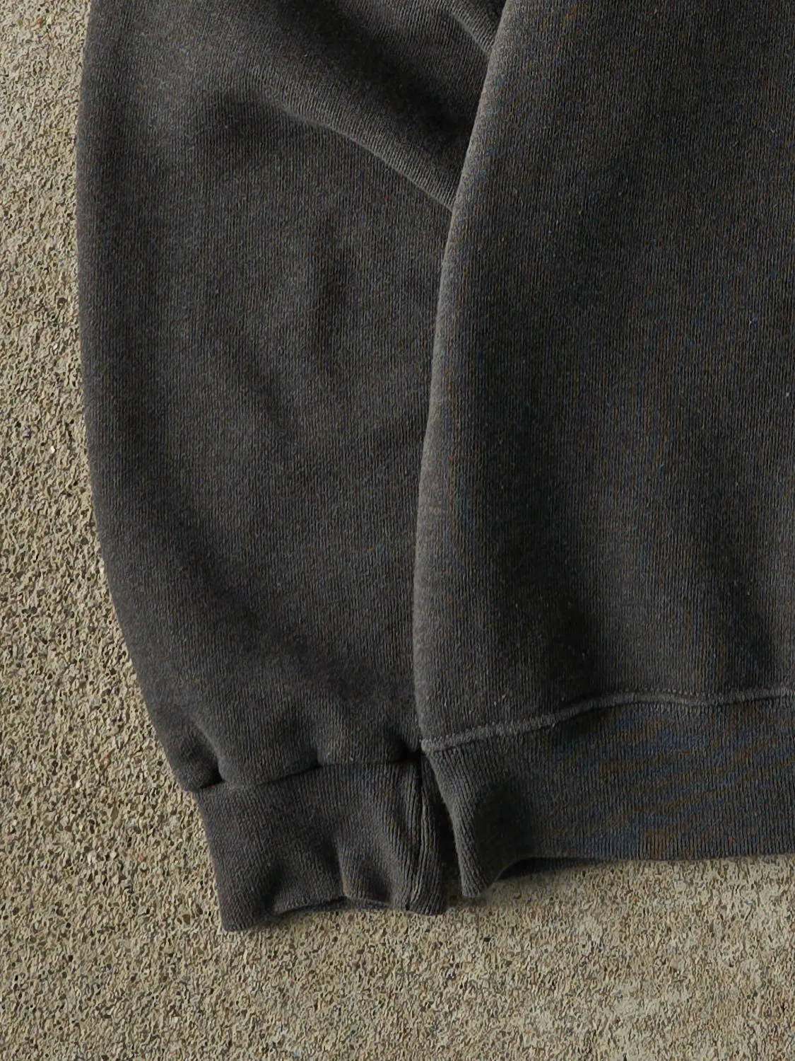 Vintage Y2K Charcoal Grey Russell Athletic Blank Crewneck (M) sold by Rebalance Vintage product image thumbnail 3