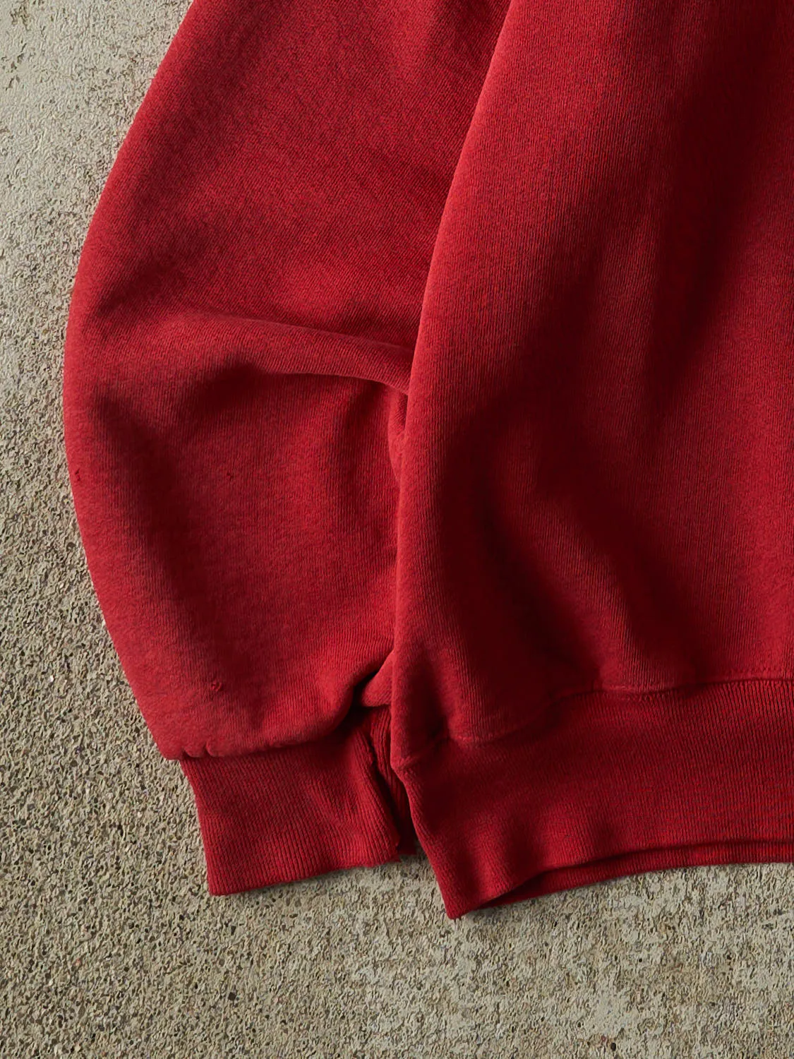 Vintage 90s Red Russell Athletic Blank Crewneck (L) sold by Rebalance Vintage product image thumbnail 4