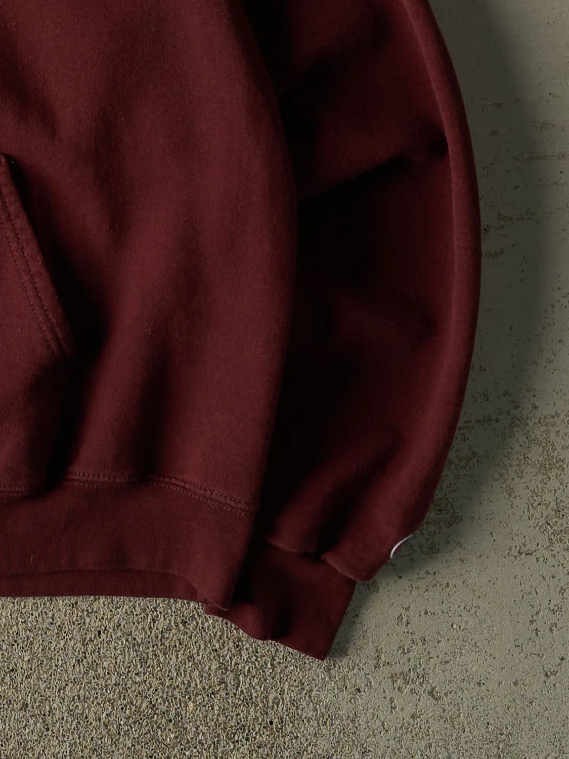 Vintage Y2K Burgundy Harvard University Embroidered Hoodie (S/M) sold by Rebalance Vintage product image thumbnail 4