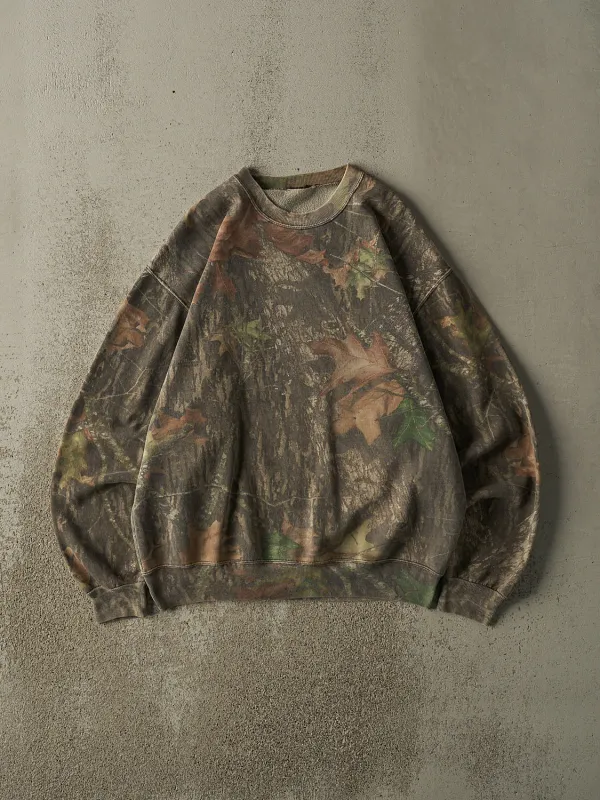 Vintage 90s Camo Mossy Oak Blank Crewneck (M/L) sold by Rebalance Vintage