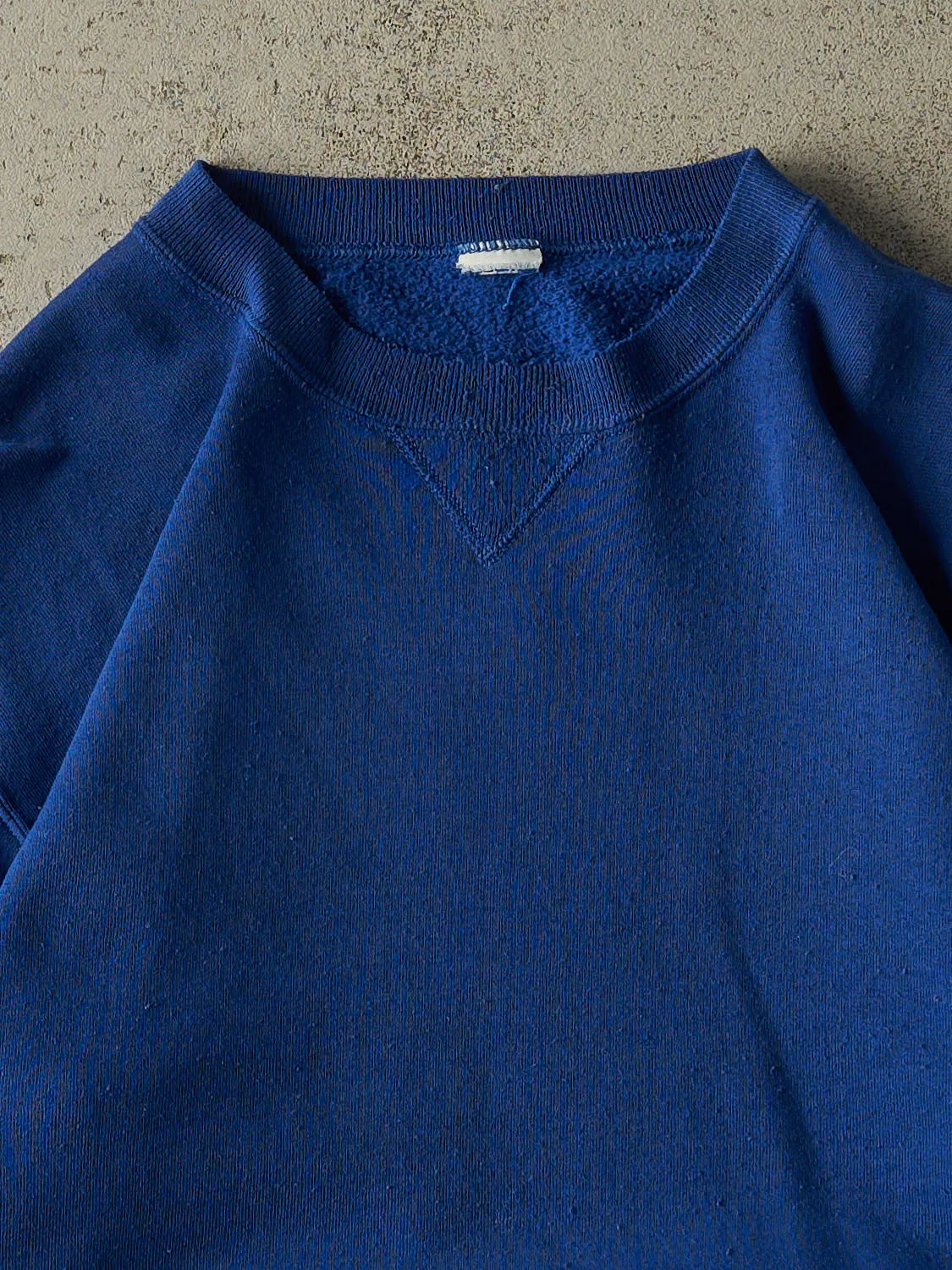 Vintage 90s Blue Russell Athletic Blank Crewneck (M) sold by Rebalance Vintage product image thumbnail 2