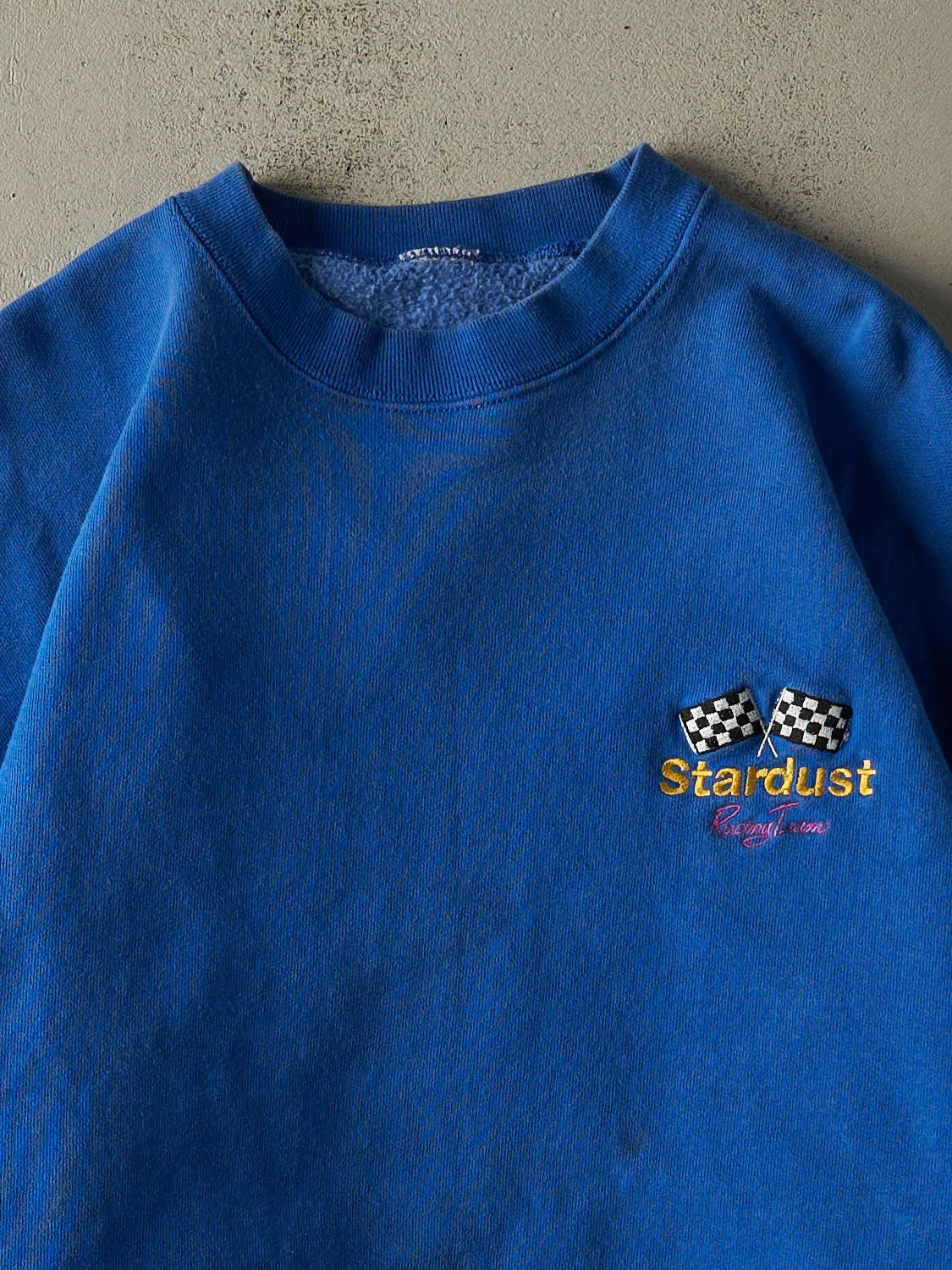 Vintage 80s Blue Stardust Racing Team Embroidered Crewneck (XL) sold by Rebalance Vintage product image thumbnail 3