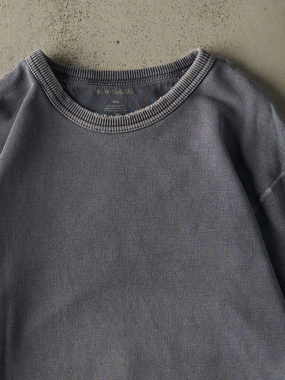 Vintage Y2K Washed Blue Wind River Blank Crewneck (M) sold by Rebalance Vintage product image thumbnail 2