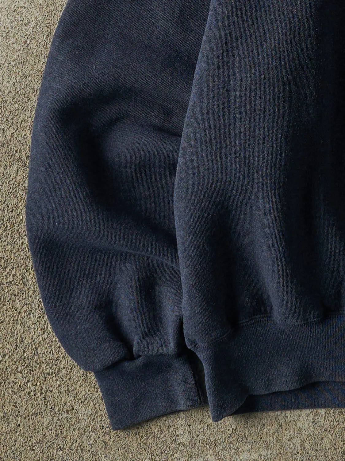 Vintage 90s Washed Navy Blue Russell Athletic Blank Crewneck (XL) sold by Rebalance Vintage product image thumbnail 3