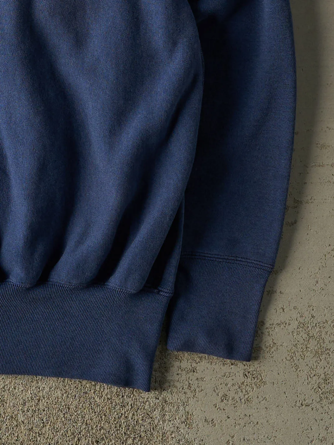 Vintage 80s Navy Blue Sheldon Crewneck (L) sold by Rebalance Vintage product image thumbnail 4