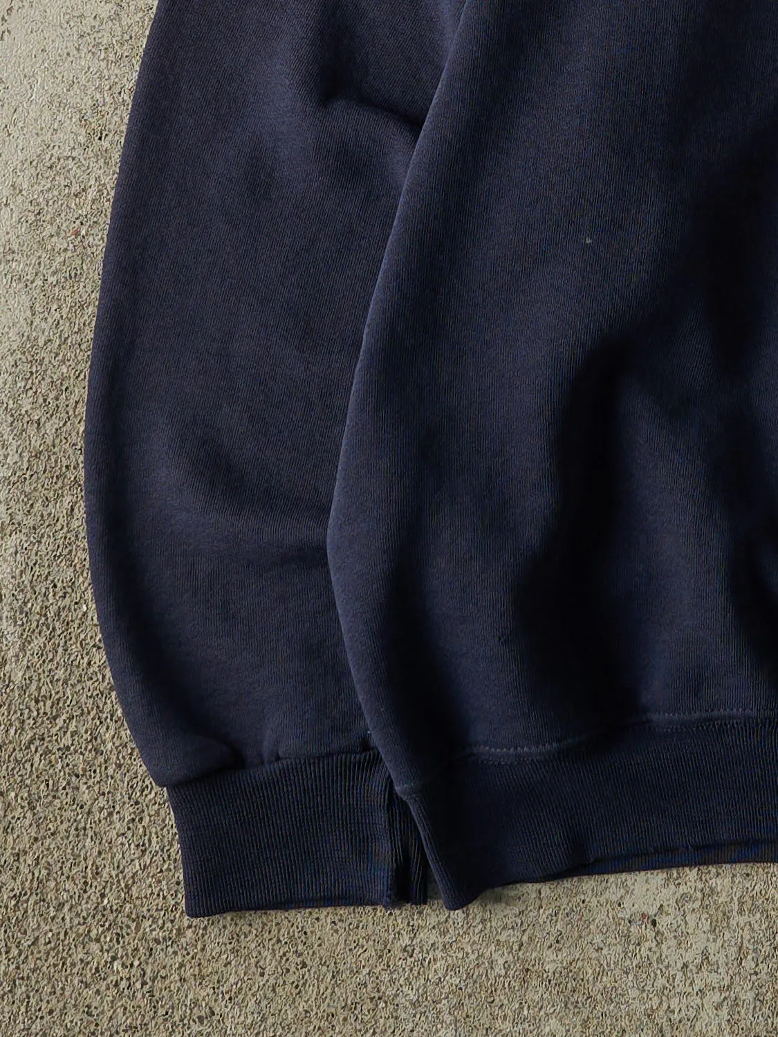 Vintage Y2K Navy Blue Russell Athletic Logo Crewneck (L) sold by Rebalance Vintage product image thumbnail 3