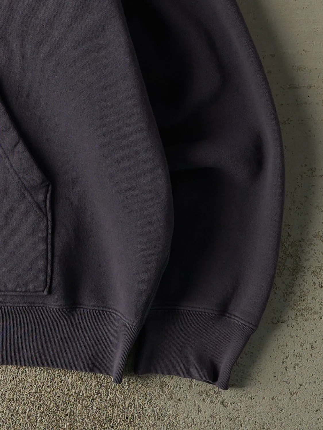 Vintage 90s Navy Blue Polo Ralph Lauren Embroidered Thermal Lined Zip Up Hoodie (M/L) sold by Rebalance Vintage product image thumbnail 4