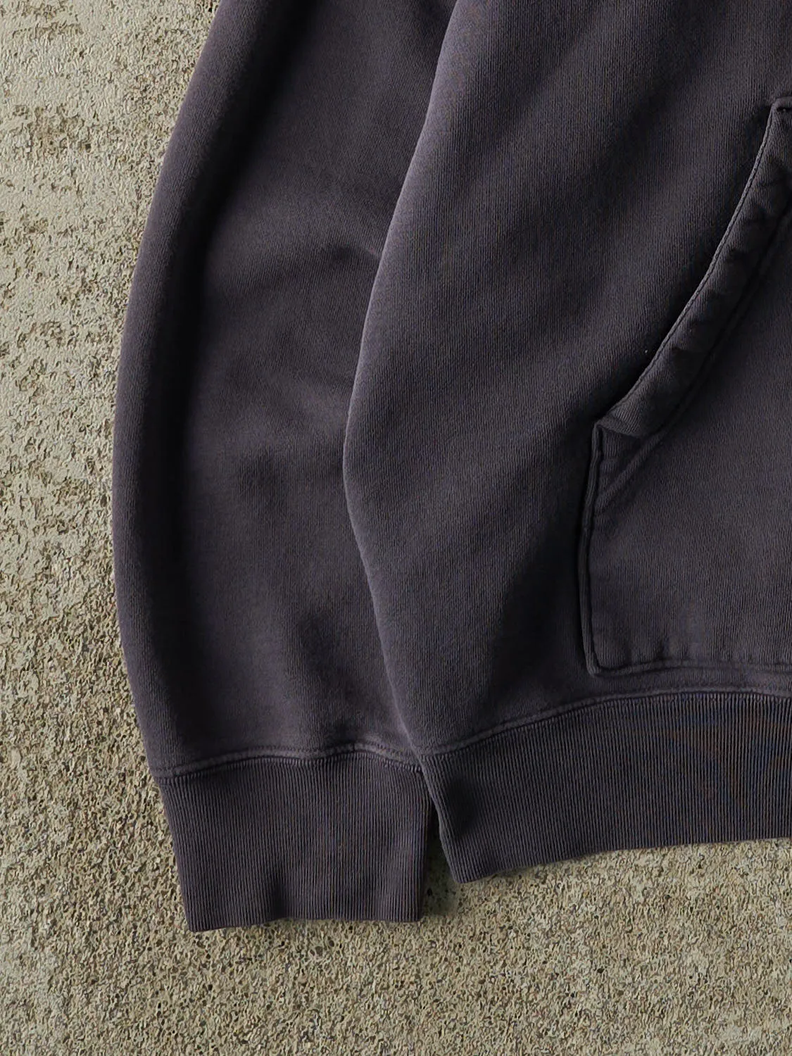 Vintage 90s Navy Blue Polo Ralph Lauren Embroidered Thermal Lined Zip Up Hoodie (M/L) sold by Rebalance Vintage product image thumbnail 3