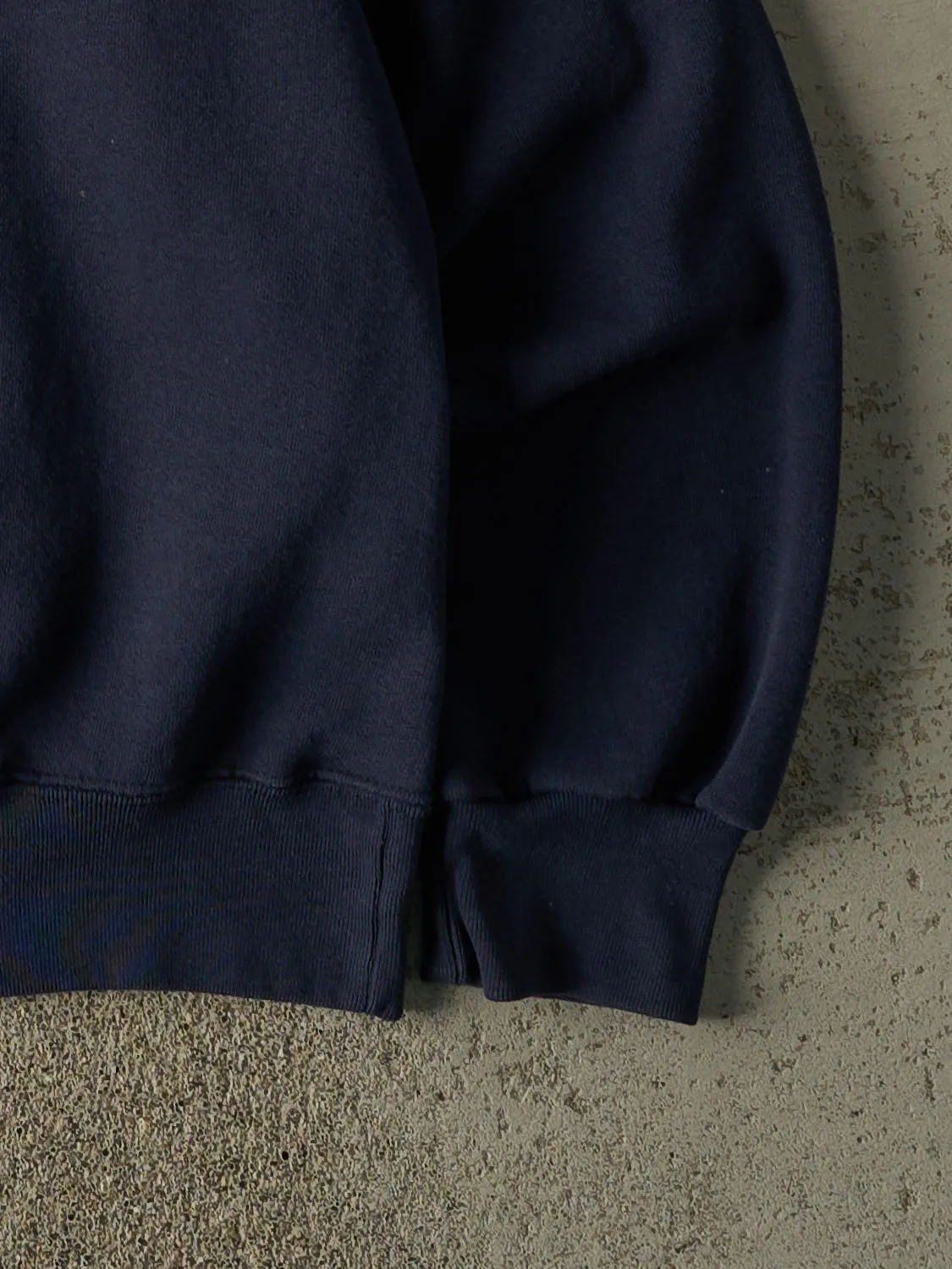 Vintage 90s Navy Blue University of Michigan Wolverines Embroidered Crewneck (L/XL) sold by Rebalance Vintage product image thumbnail 4