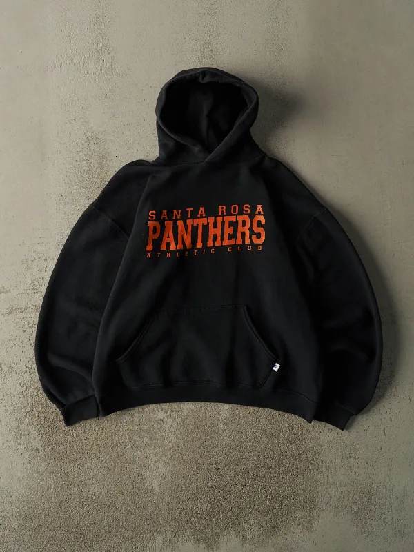 Vintage Y2K Black Santa Rosa Panthers Russell Athletic Boxy Hoodie (M) sold by Rebalance Vintage