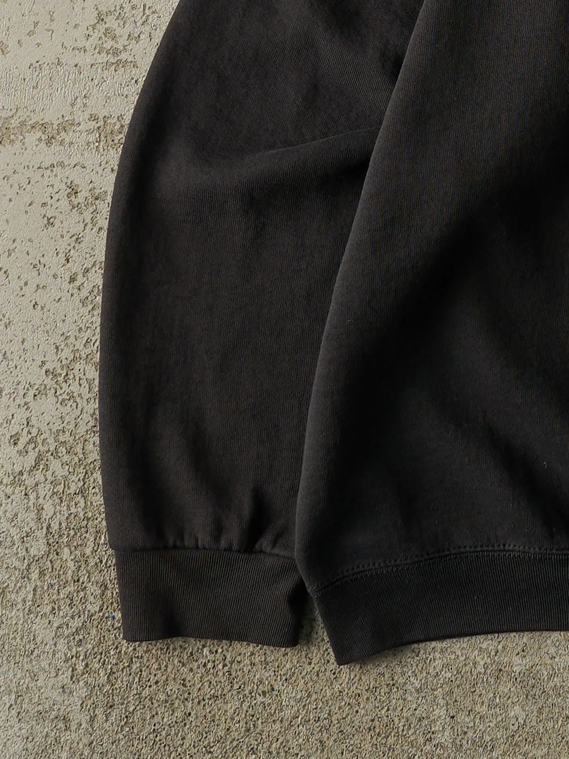 Vintage 90s Faded Black Blank Crewneck (XL) sold by Rebalance Vintage product image thumbnail 3