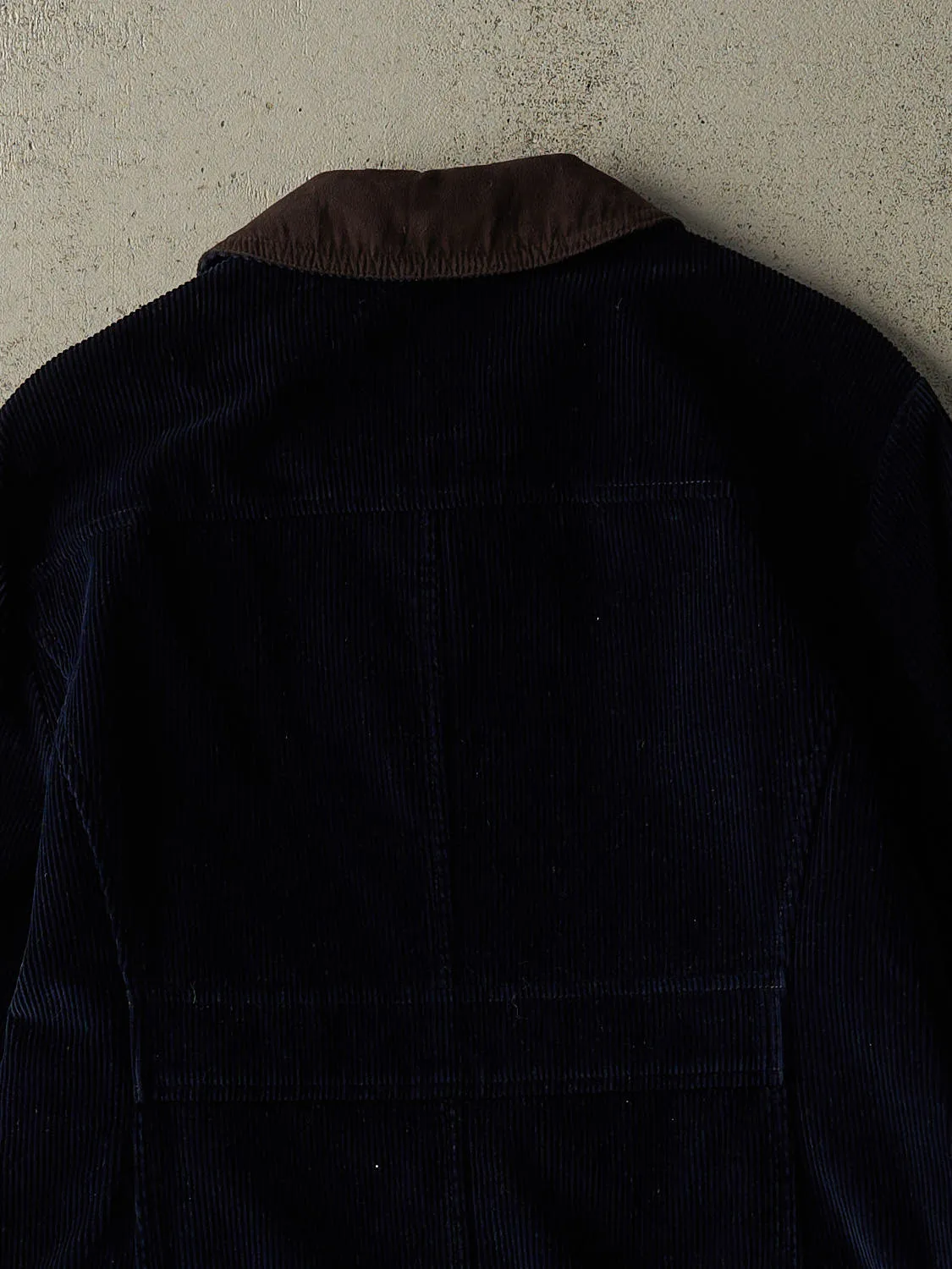 Vintage Y2K Navy Blue LL Bean Corduroy Chore Jacket (S) sold by Rebalance Vintage product image thumbnail 4