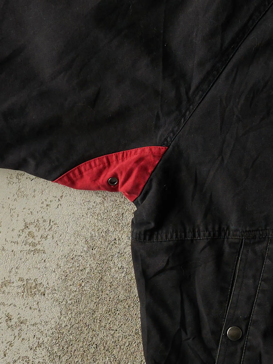 Vintage 90s Black Snap-On Embroidered Jacket (XL) sold by Rebalance Vintage product image thumbnail 4