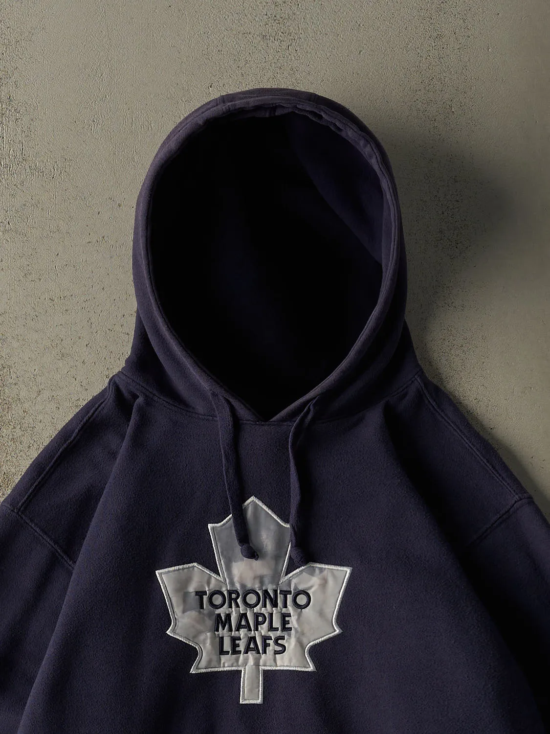 Vintage Y2K Navy Blue Toronto Maple Leafs Embroidered Hoodie (XL/XXL) sold by Rebalance Vintage product image thumbnail 2