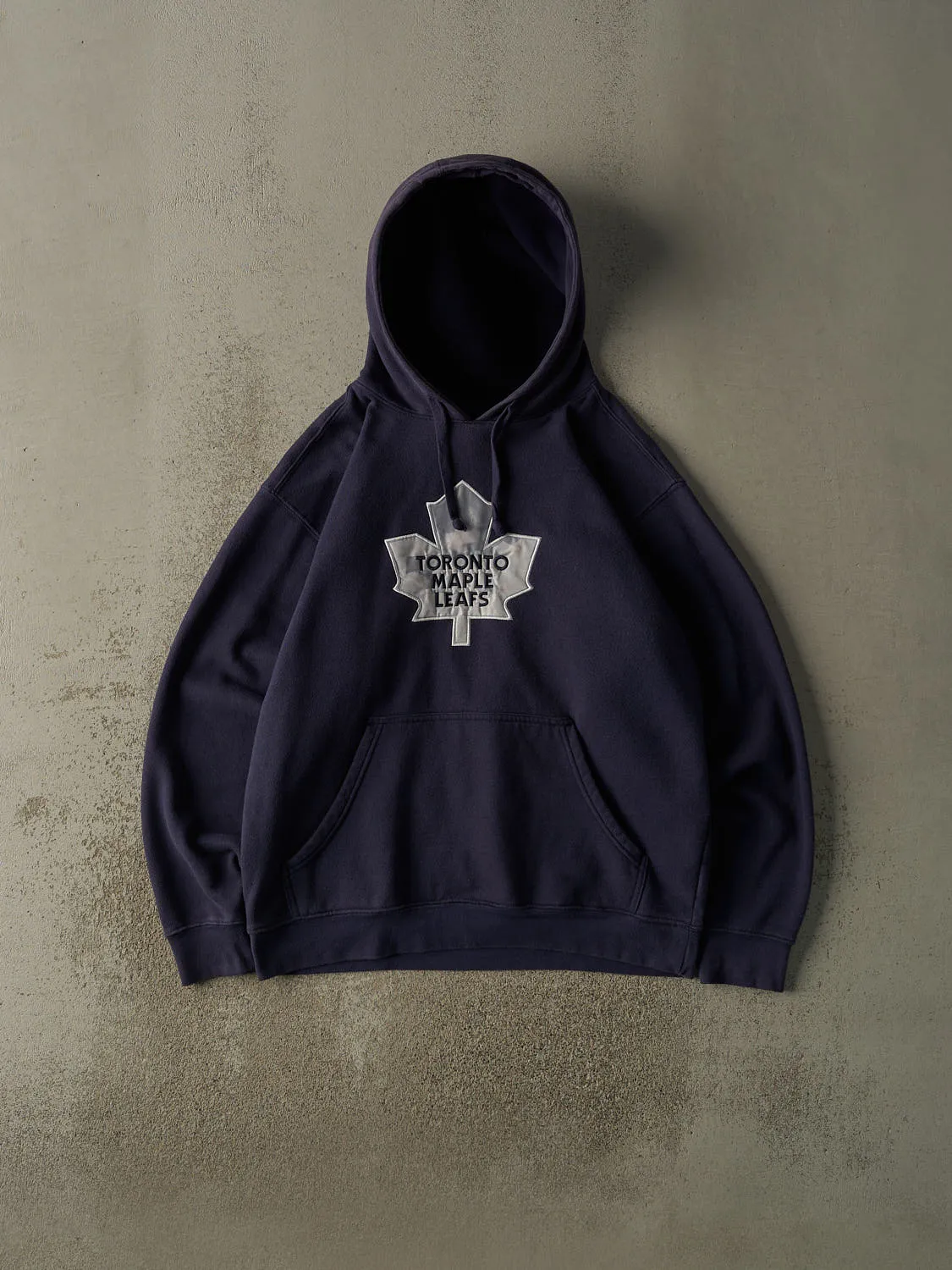 Vintage Y2K Navy Blue Toronto Maple Leafs Embroidered Hoodie (XL/XXL) sold by Rebalance Vintage