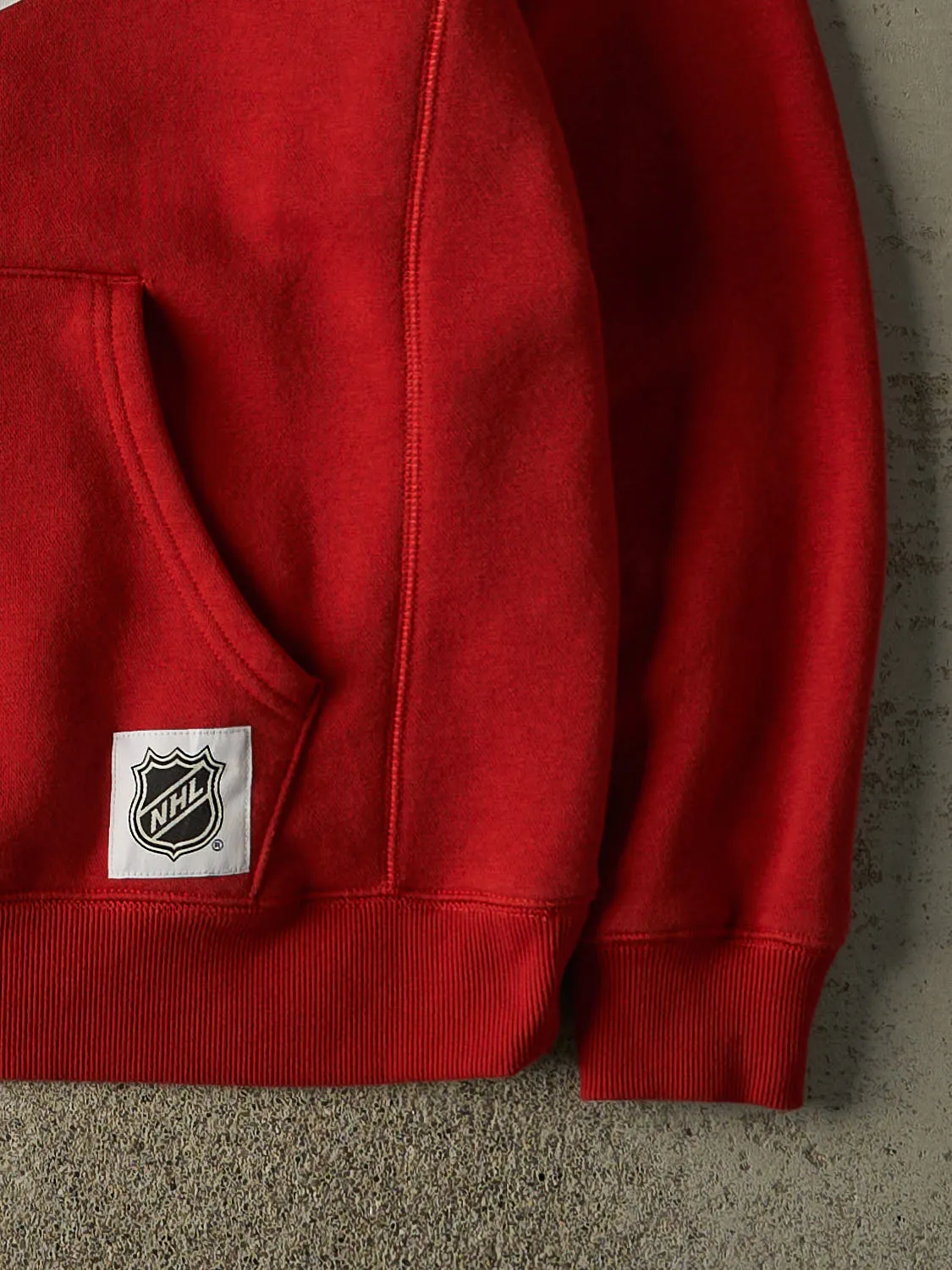 Vintage Y2K Red Montreal Canadiens Hoodie (L) sold by Rebalance Vintage product image thumbnail 3