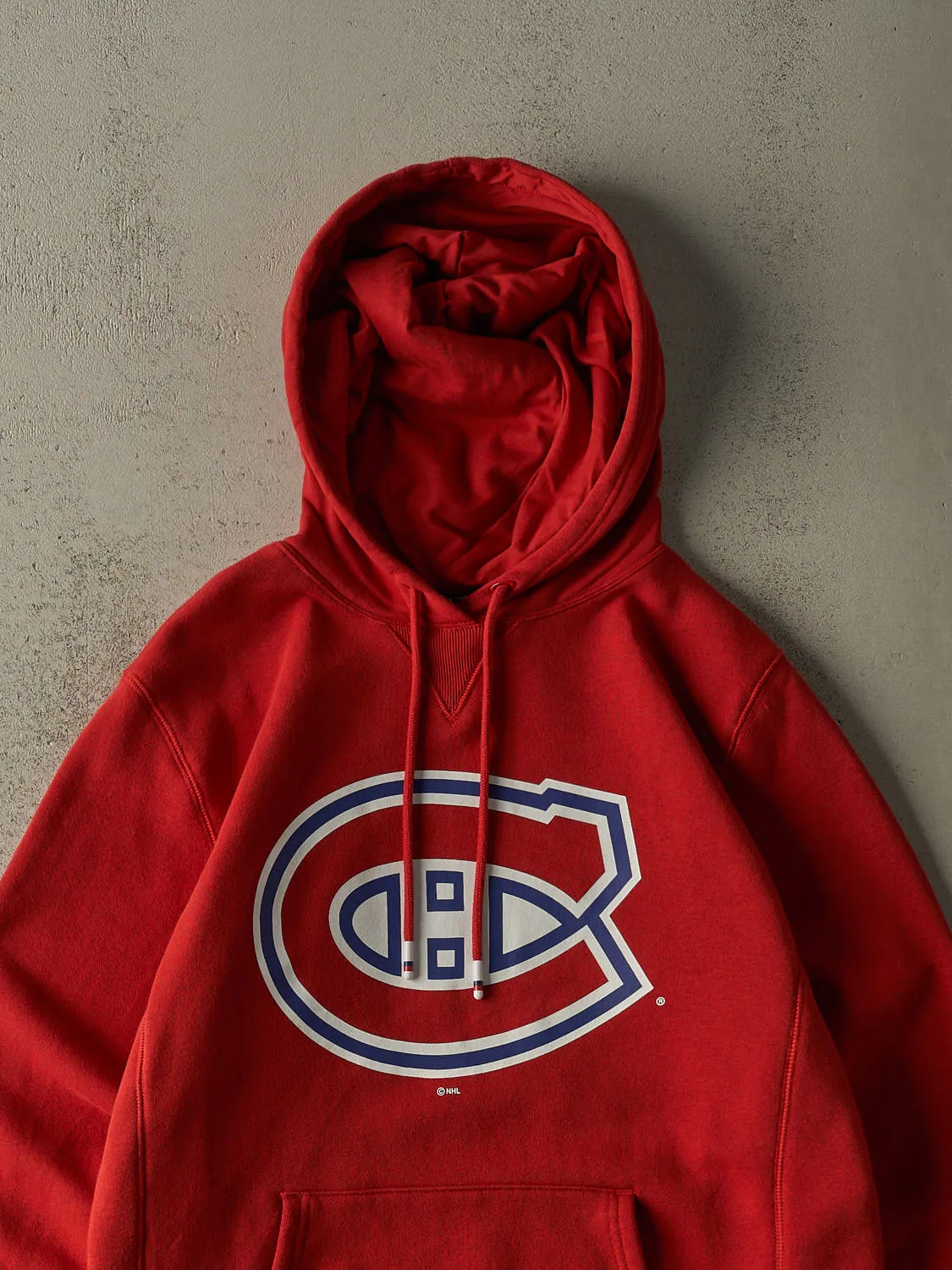 Vintage Y2K Red Montreal Canadiens Hoodie (L) sold by Rebalance Vintage product image thumbnail 2
