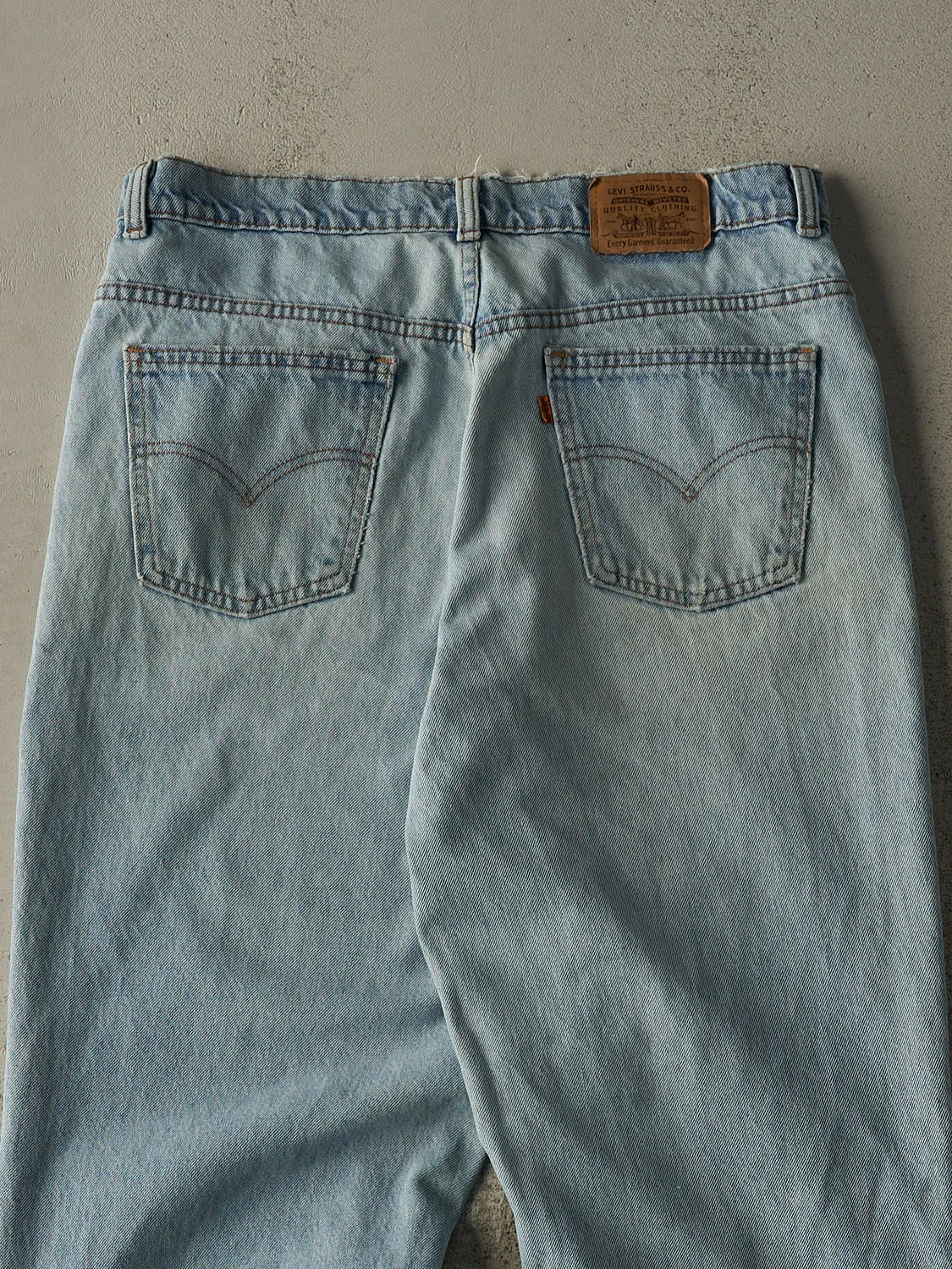 Vintage 80s Light Wash Levi's Orange Tab Jeans (33x32) sold by Rebalance Vintage product image thumbnail 5