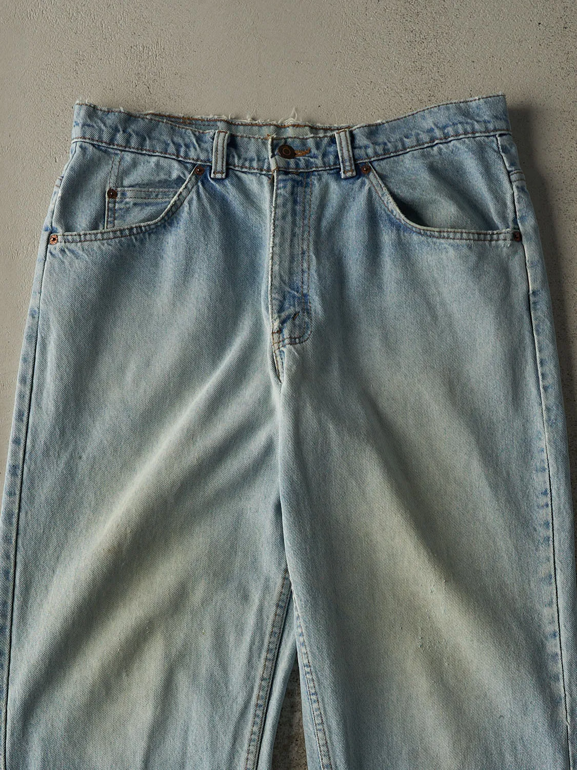 Vintage 80s Light Wash Levi's Orange Tab Jeans (33x32) sold by Rebalance Vintage product image thumbnail 4