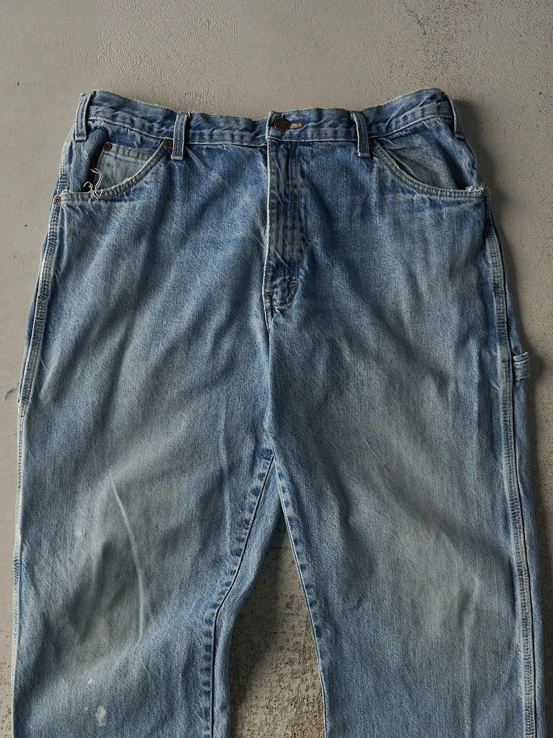 Vintage 90s Light Wash Dickies Carpenter Jeans (36x33.5) sold by Rebalance Vintage product image thumbnail 4