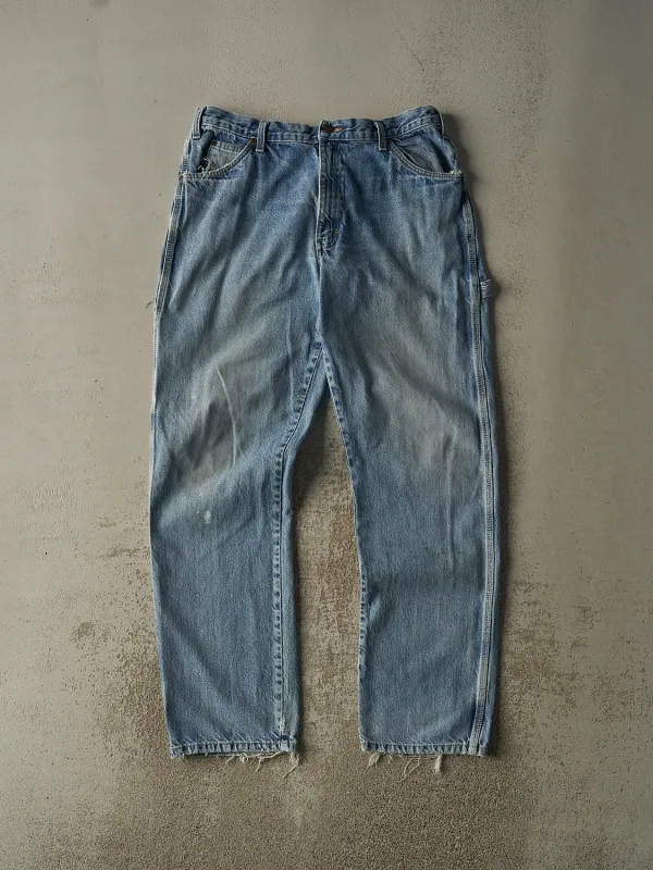 Vintage 90s Light Wash Dickies Carpenter Jeans (36x33.5) sold by Rebalance Vintage
