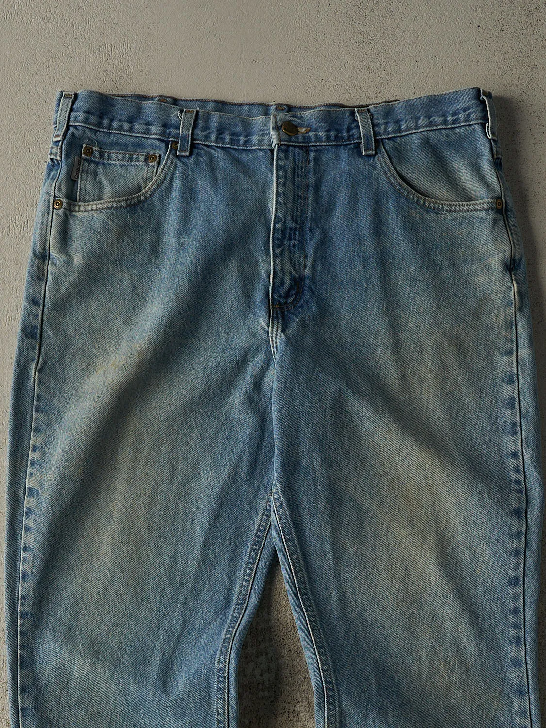 Vintage 90s Light Wash Carhartt Jeans (36x28.5) sold by Rebalance Vintage product image thumbnail 4