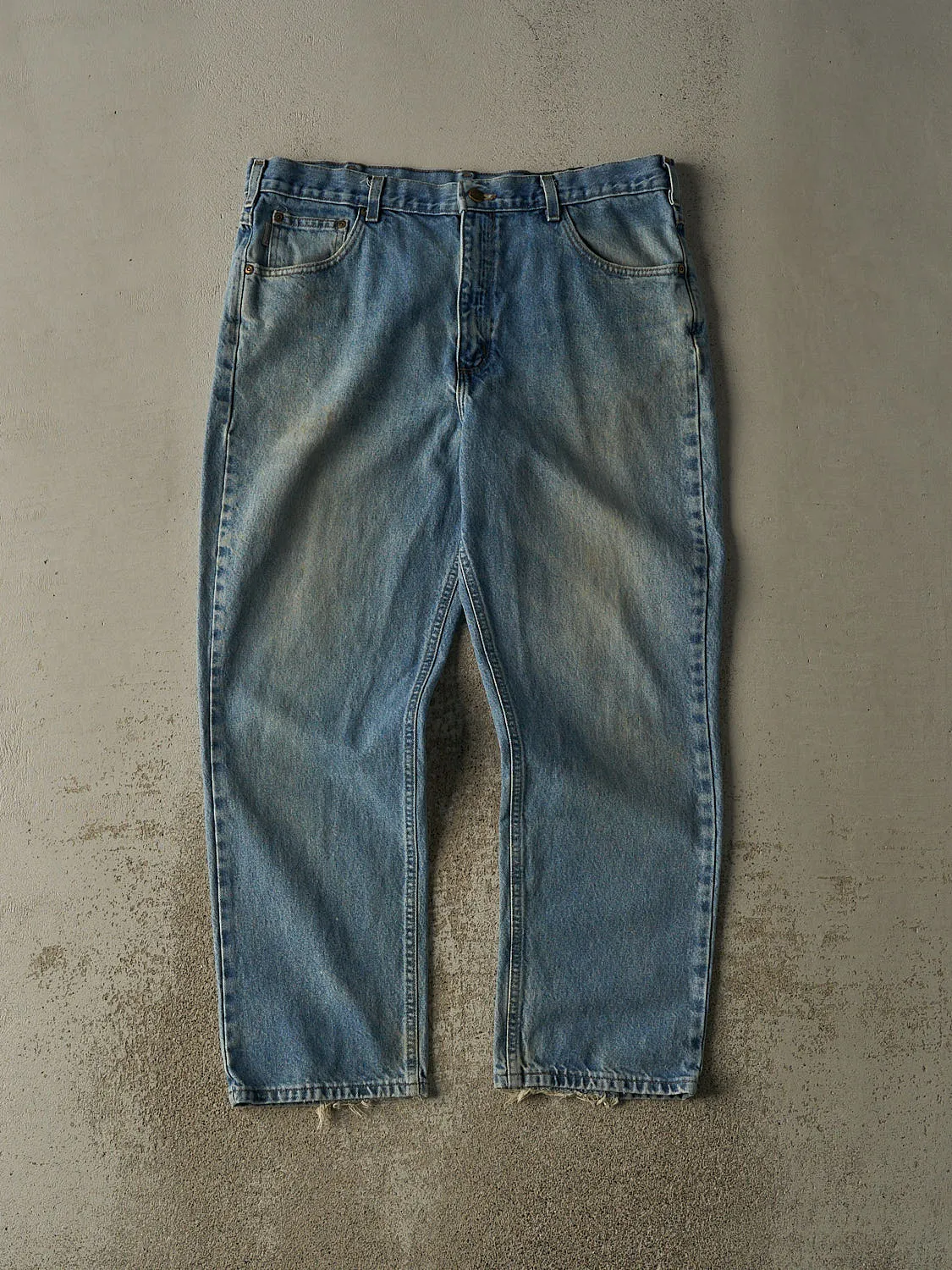 Vintage 90s Light Wash Carhartt Jeans (36x28.5) sold by Rebalance Vintage