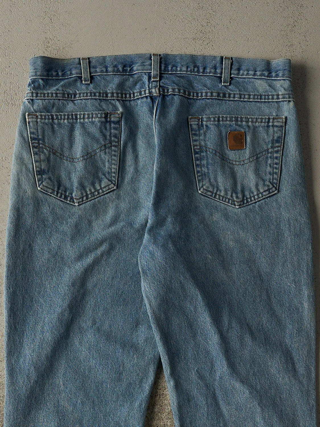 Vintage 90s Light Wash Carhartt Jeans (36x28.5) sold by Rebalance Vintage product image thumbnail 5