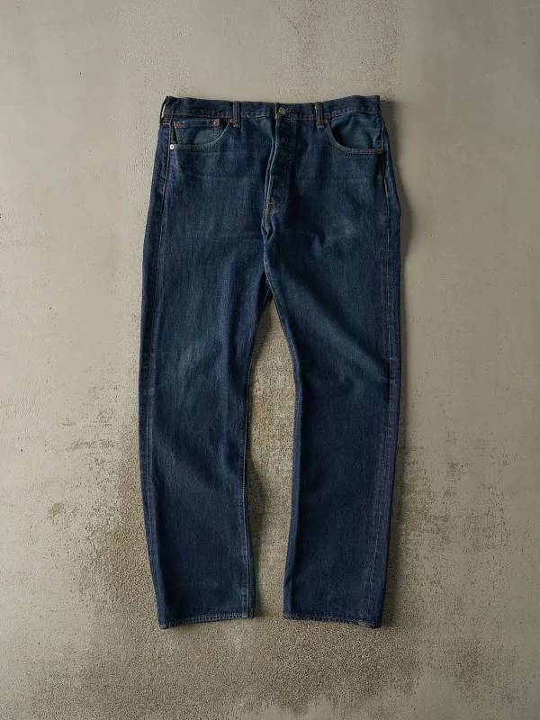 Vintage Y2K Dark Wash Levi's 501 Jeans (36x34) sold by Rebalance Vintage