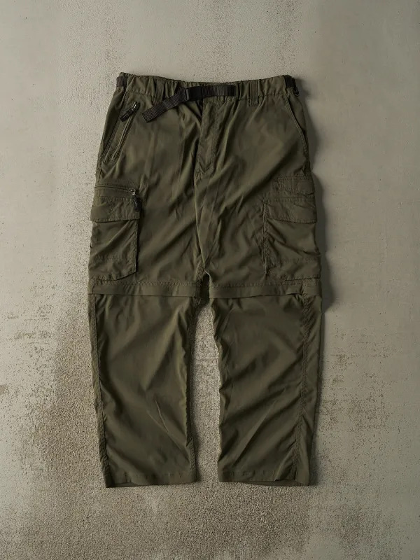 Vintage Y2K Green BC Clothing Zip Off Cargo Pants (34x29 ) sold by Rebalance Vintage