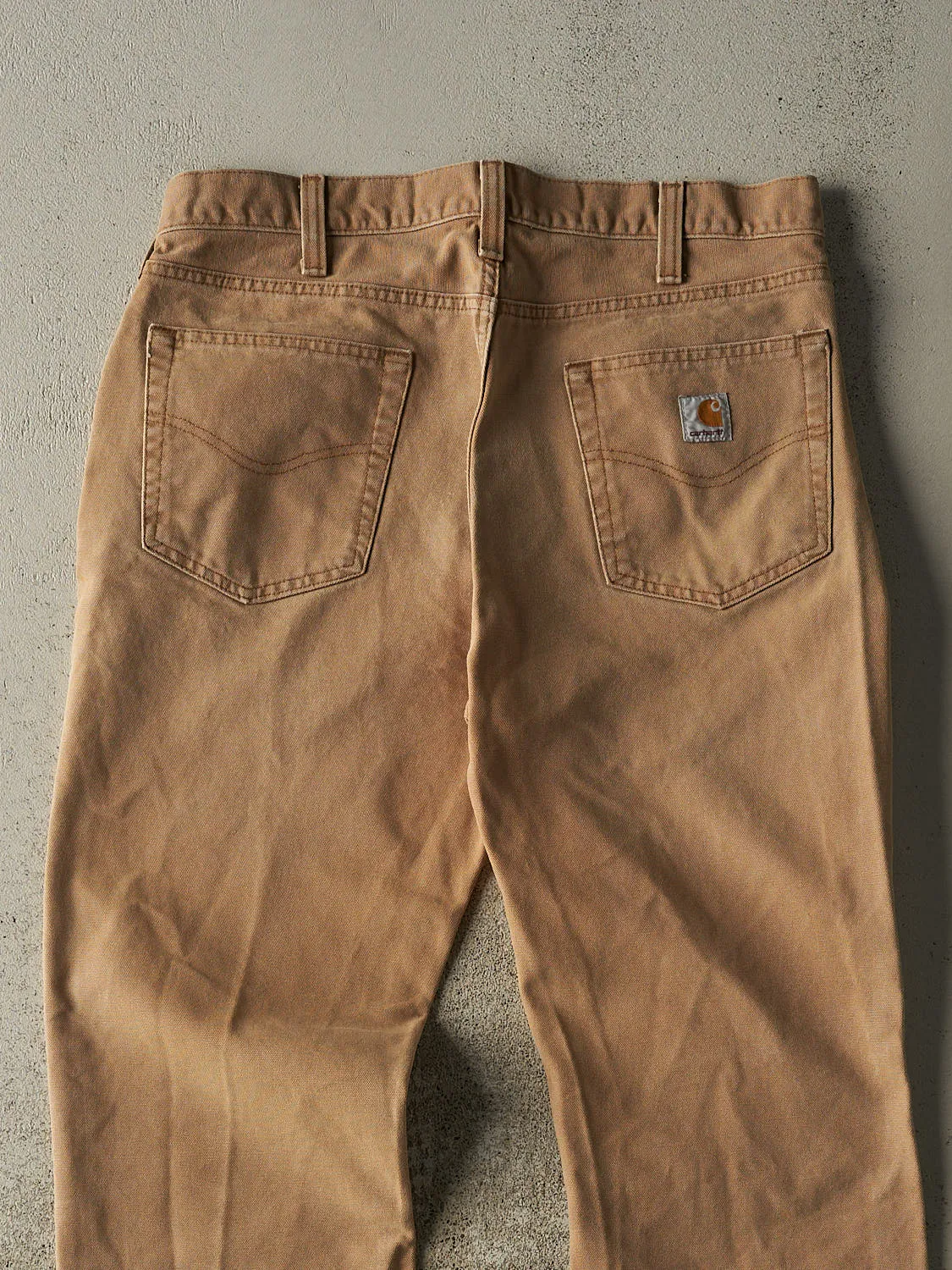 Vintage Y2K Camel Carhartt Work Pants (33.5x31) sold by Rebalance Vintage product image thumbnail 4