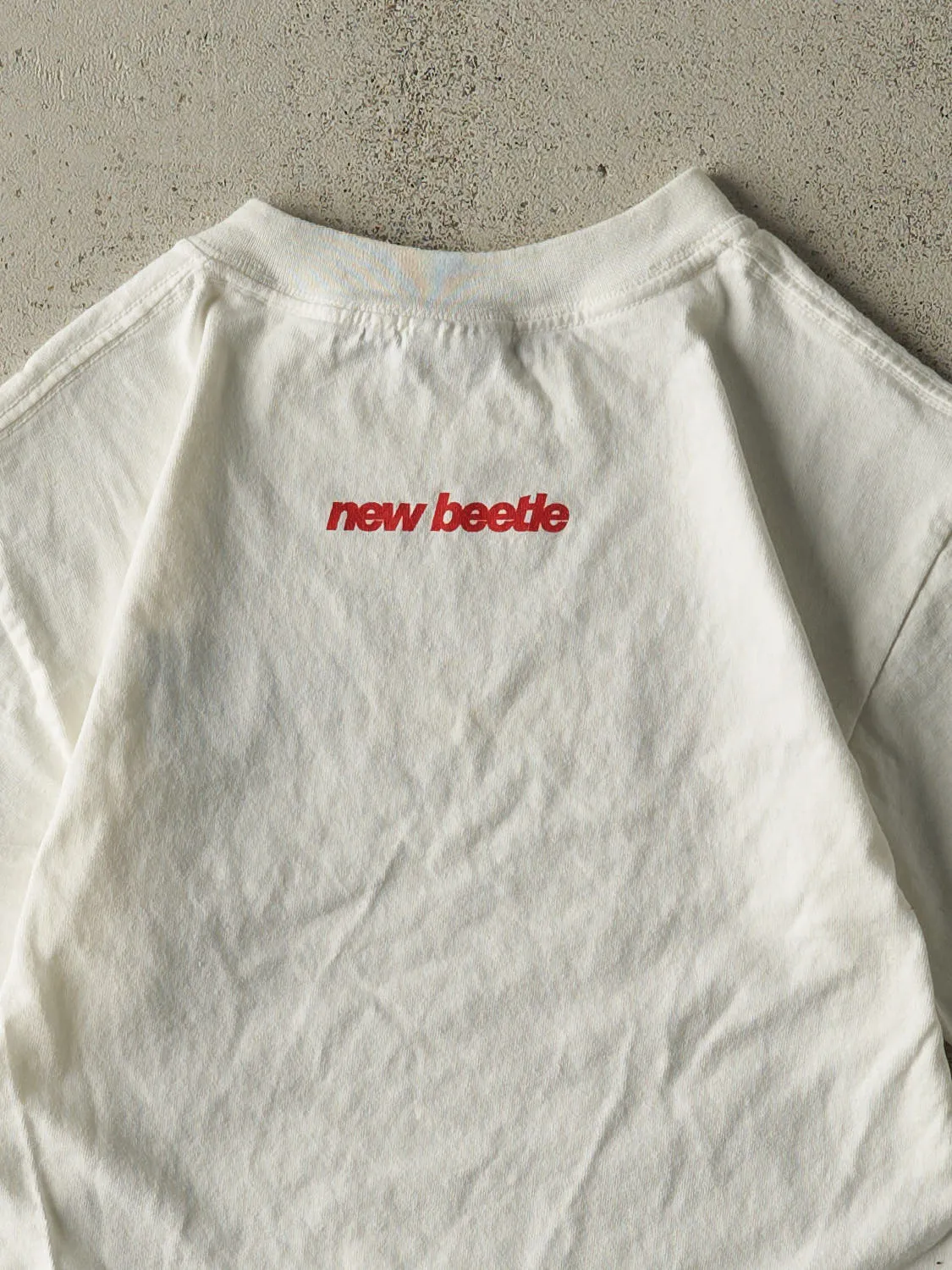 Vintage Y2K White Volkswagen Tee (XS ) sold by Rebalance Vintage product image thumbnail 4