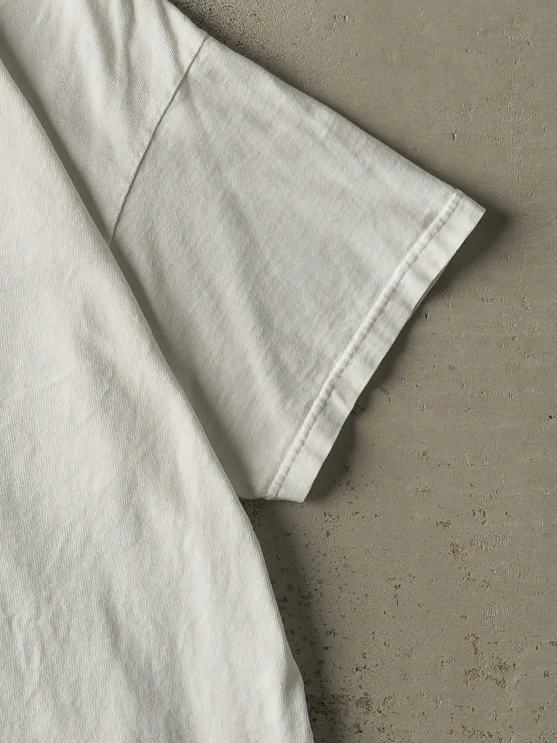 Vintage 90s White Adidas Logo Tee (M/L) sold by Rebalance Vintage product image thumbnail 4
