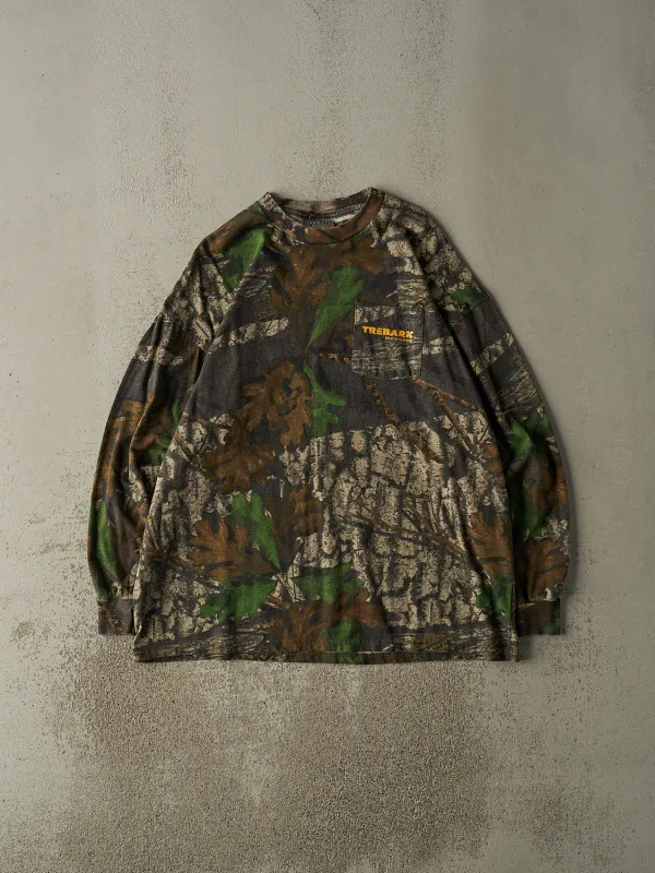 Vintage Y2K Camo Trebark Pocket Long Sleeve (XXL) sold by Rebalance Vintage