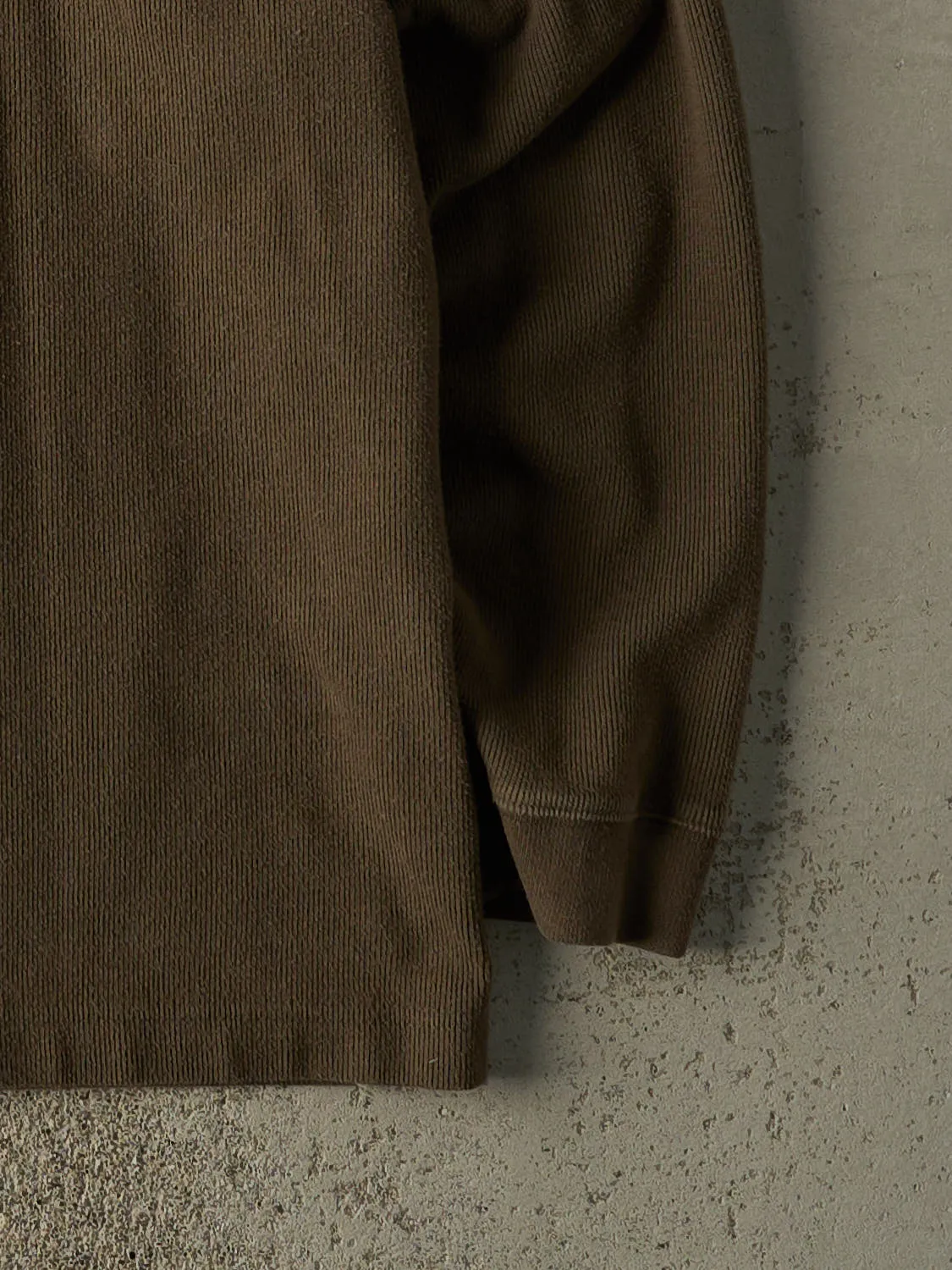 Vintage 90s Green Quarter Button Long Sleeve (XL) sold by Rebalance Vintage product image thumbnail 4