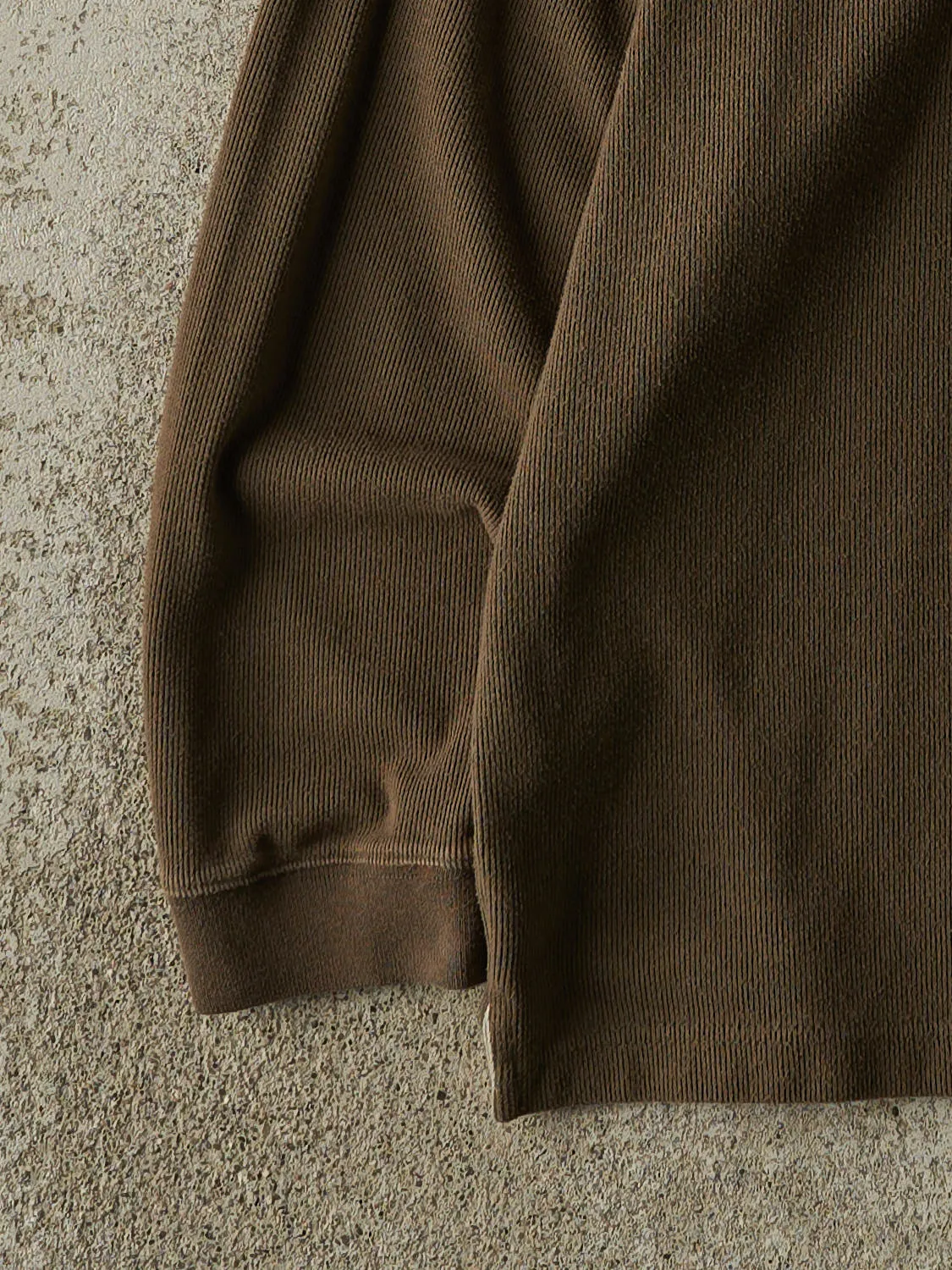 Vintage 90s Green Quarter Button Long Sleeve (XL) sold by Rebalance Vintage product image thumbnail 3