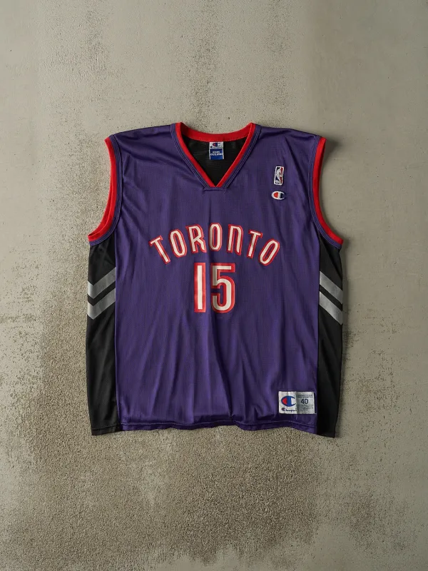 Vintage 90s Purple Toronto Raptors Vince Carter Basketball Jersey (L/XL) sold by Rebalance Vintage